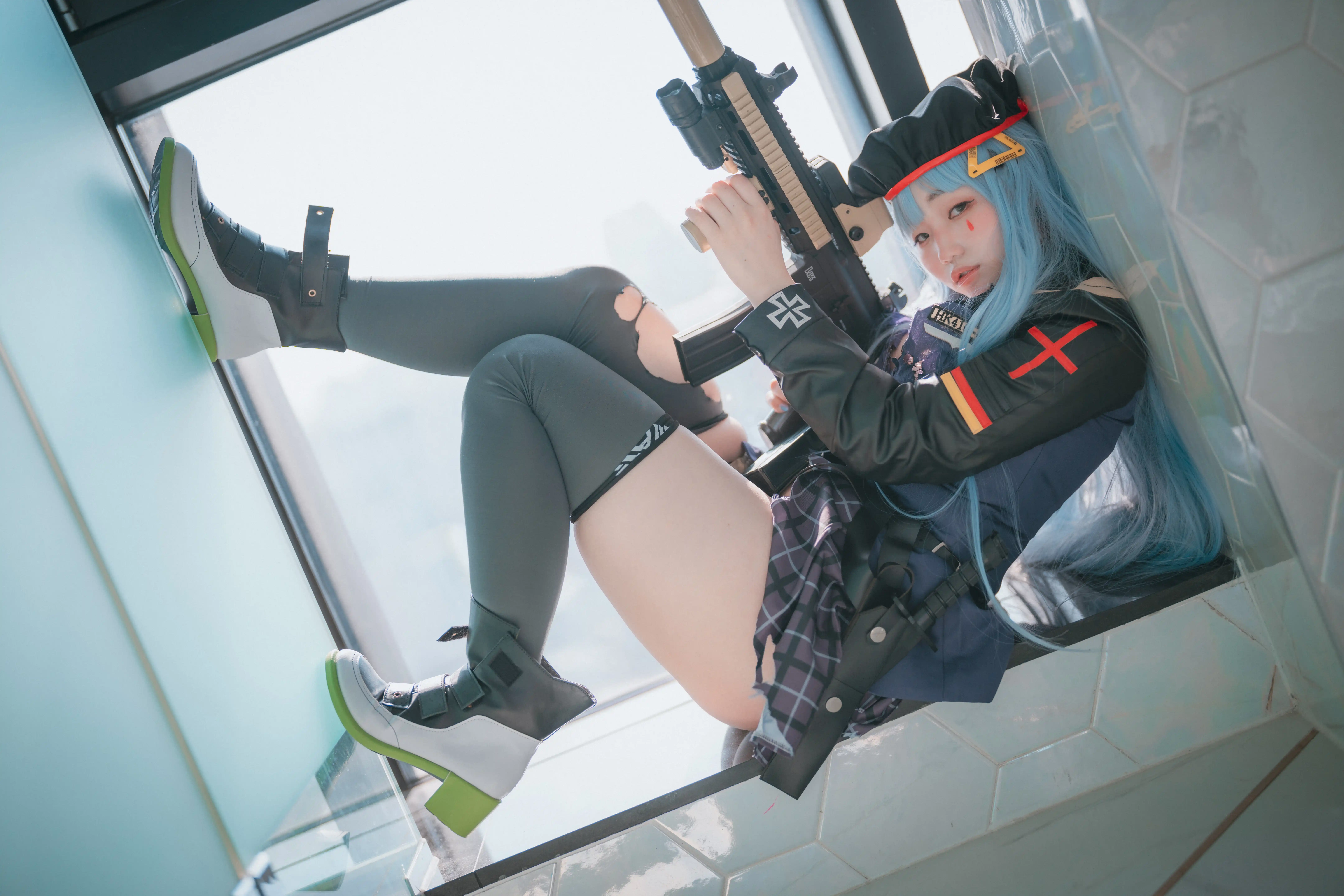 DJAWA Photo Vol.0239 Mimmi (밈미) Girls' Frontline HK416 (Damaged ver.)[244P-4.4GB] - 第2张