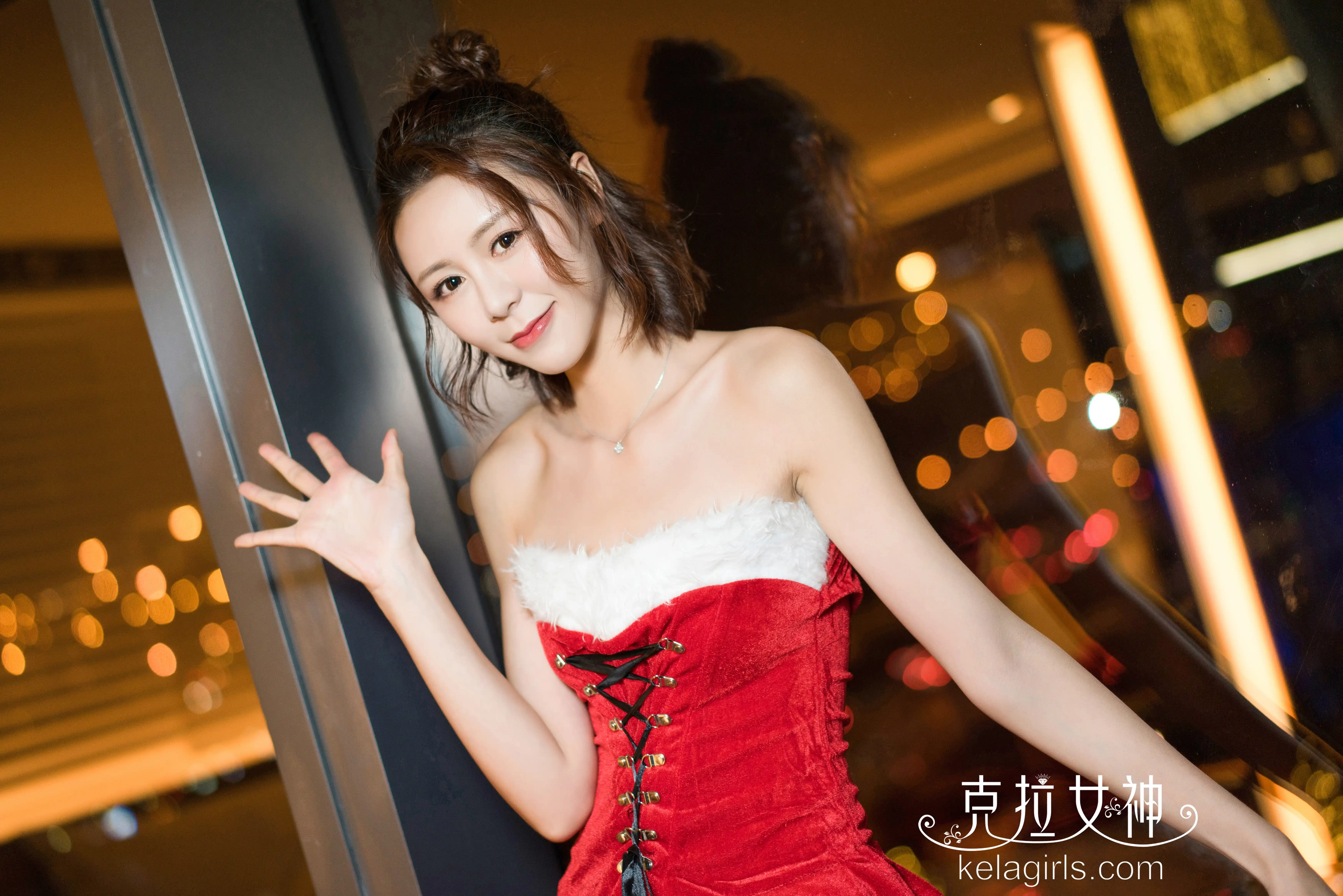 KeLaGirls克拉女神 2017.12.24 昕予 缤纷平安夜[20+1P510M] - 第2张