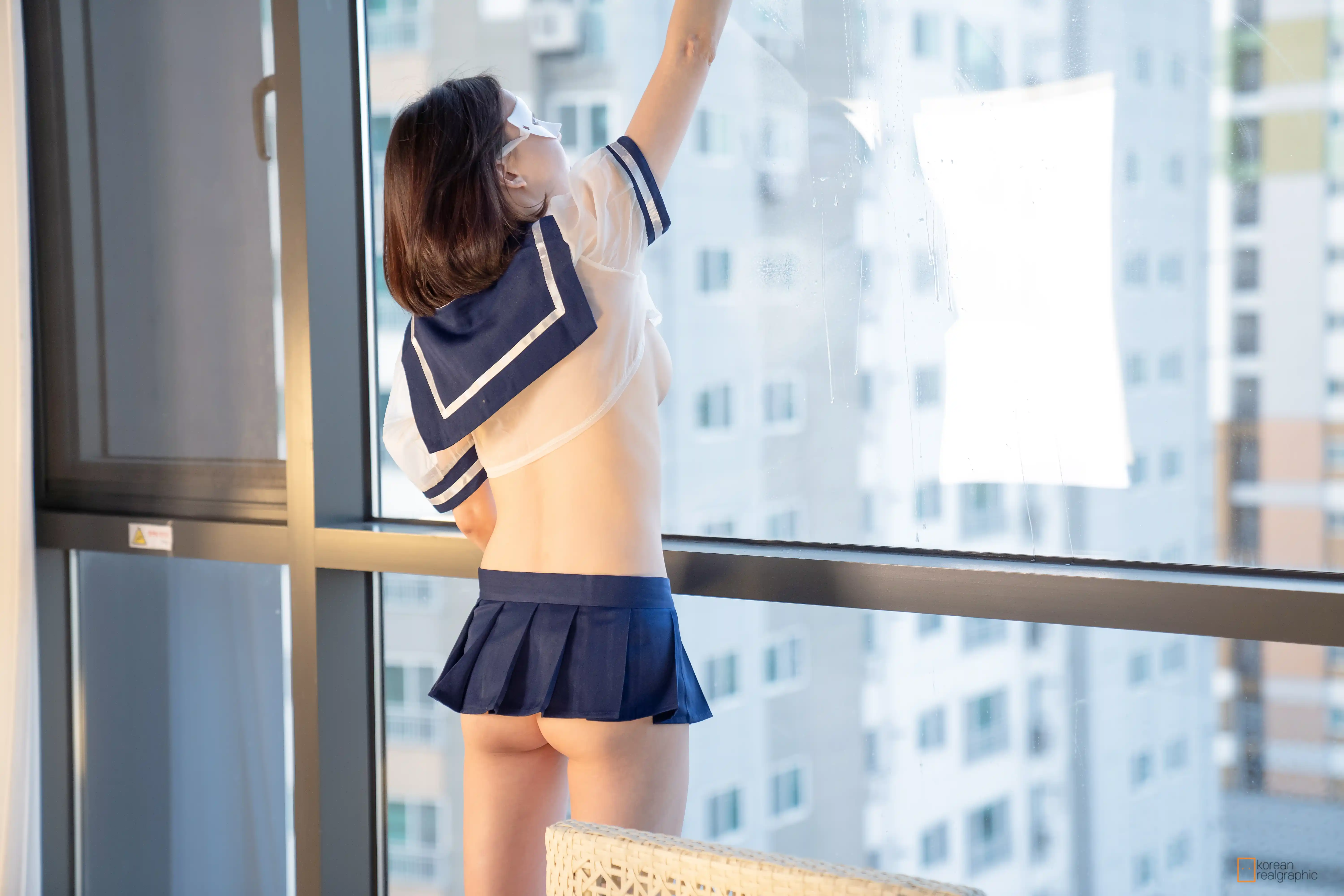 005_Korean Realgraphic NO.050 벚꽃이피었습니다美少女清洁工 [14P 2V 5GB] - 第5张