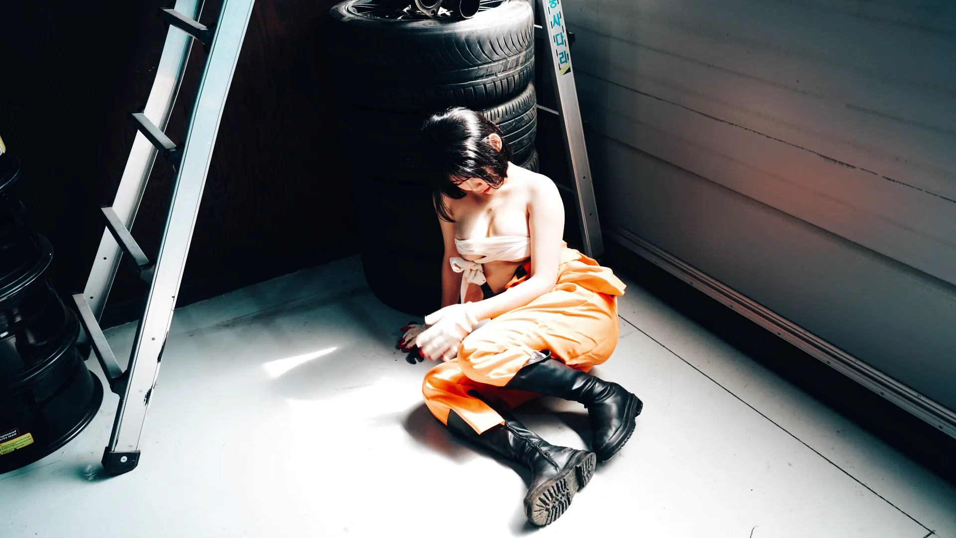 147_Loozy Zia (지아) Garage Girl [129P+3V／3GB] - 第1张