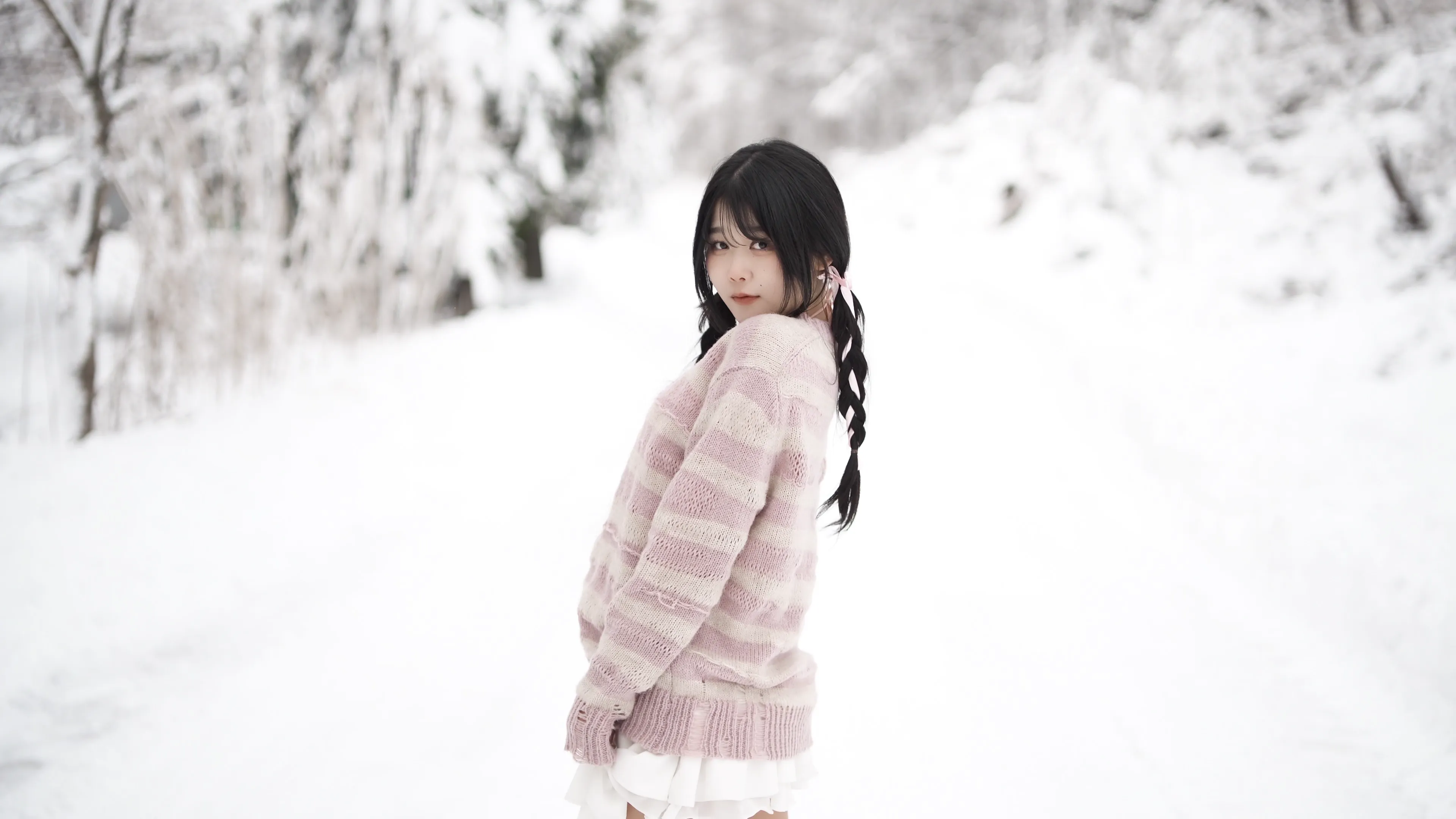 158_Loozy Zia (지아) Snow girl [114P+1V／1.60GB] - 第3张