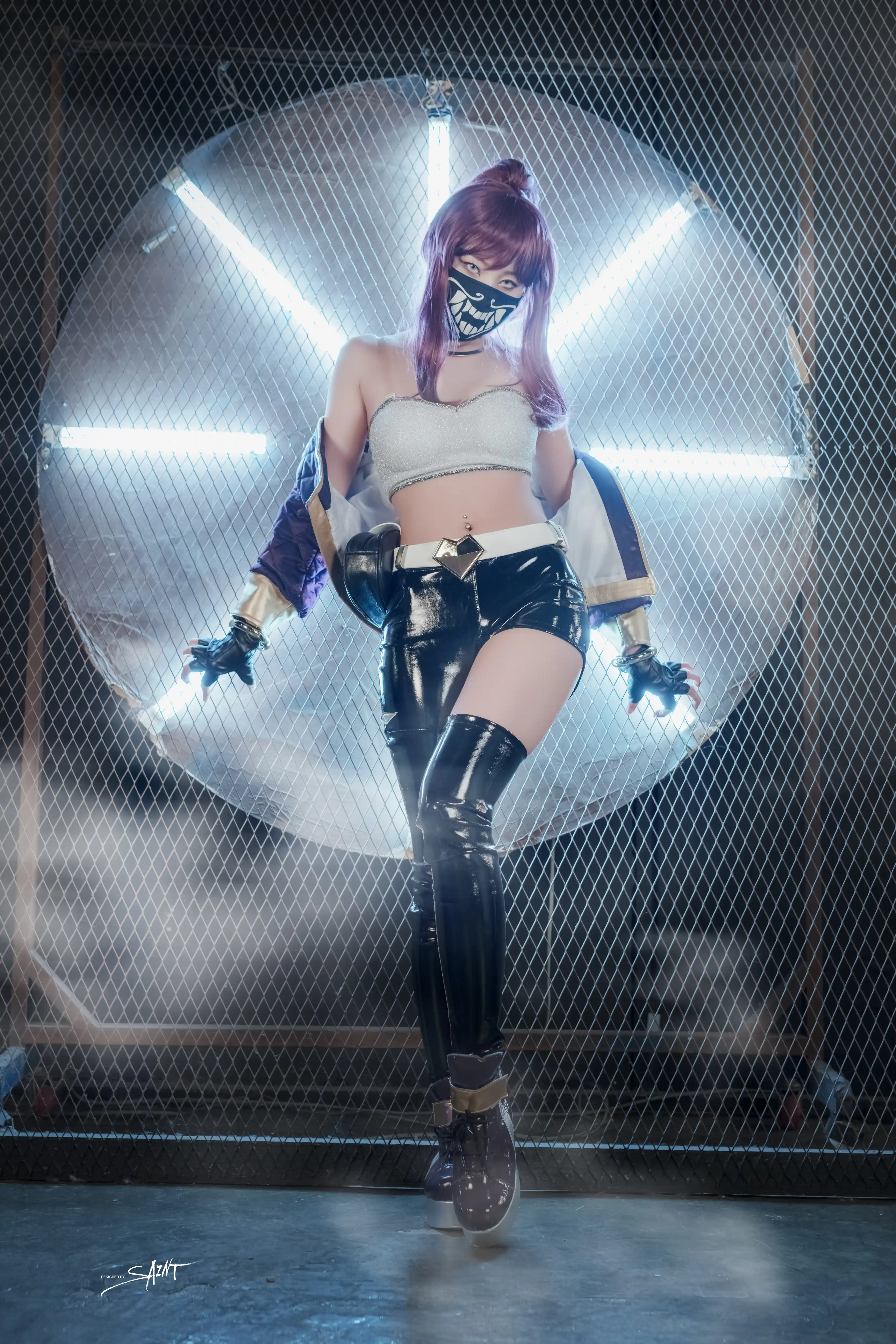 SAINT Photolife Vol.0070 Yuna (유나) Yuna's Cos Vol.04 KDA Akali & Nier Automata 2B [65P 452MB]