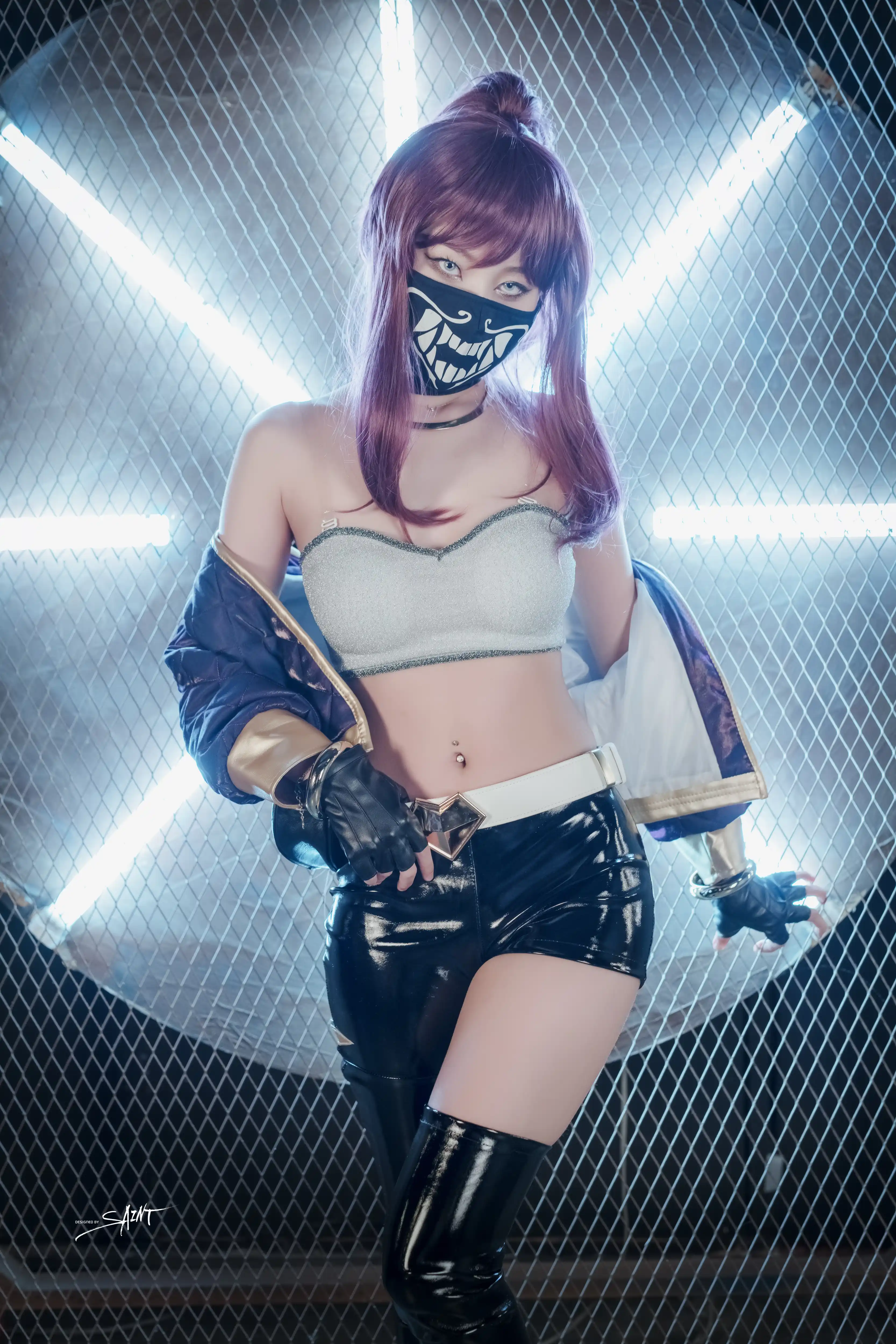SAINT Photolife Vol.0070 Yuna (유나) Yuna's Cos Vol.04 KDA Akali & Nier Automata 2B [65P 452MB] - 第2张