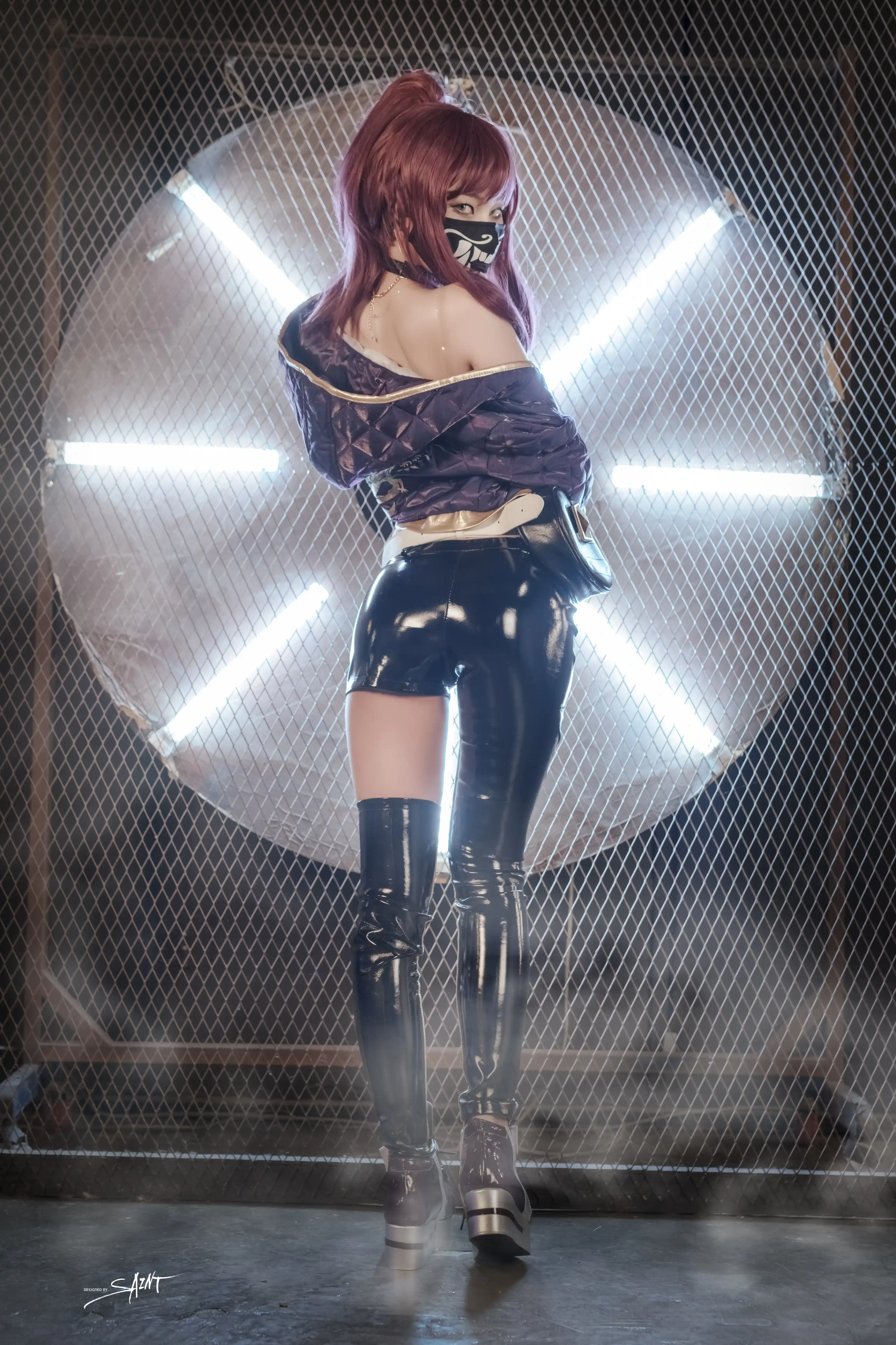 SAINT Photolife Vol.0070 Yuna (유나) Yuna's Cos Vol.04 KDA Akali & Nier Automata 2B [65P 452MB] - 第3张