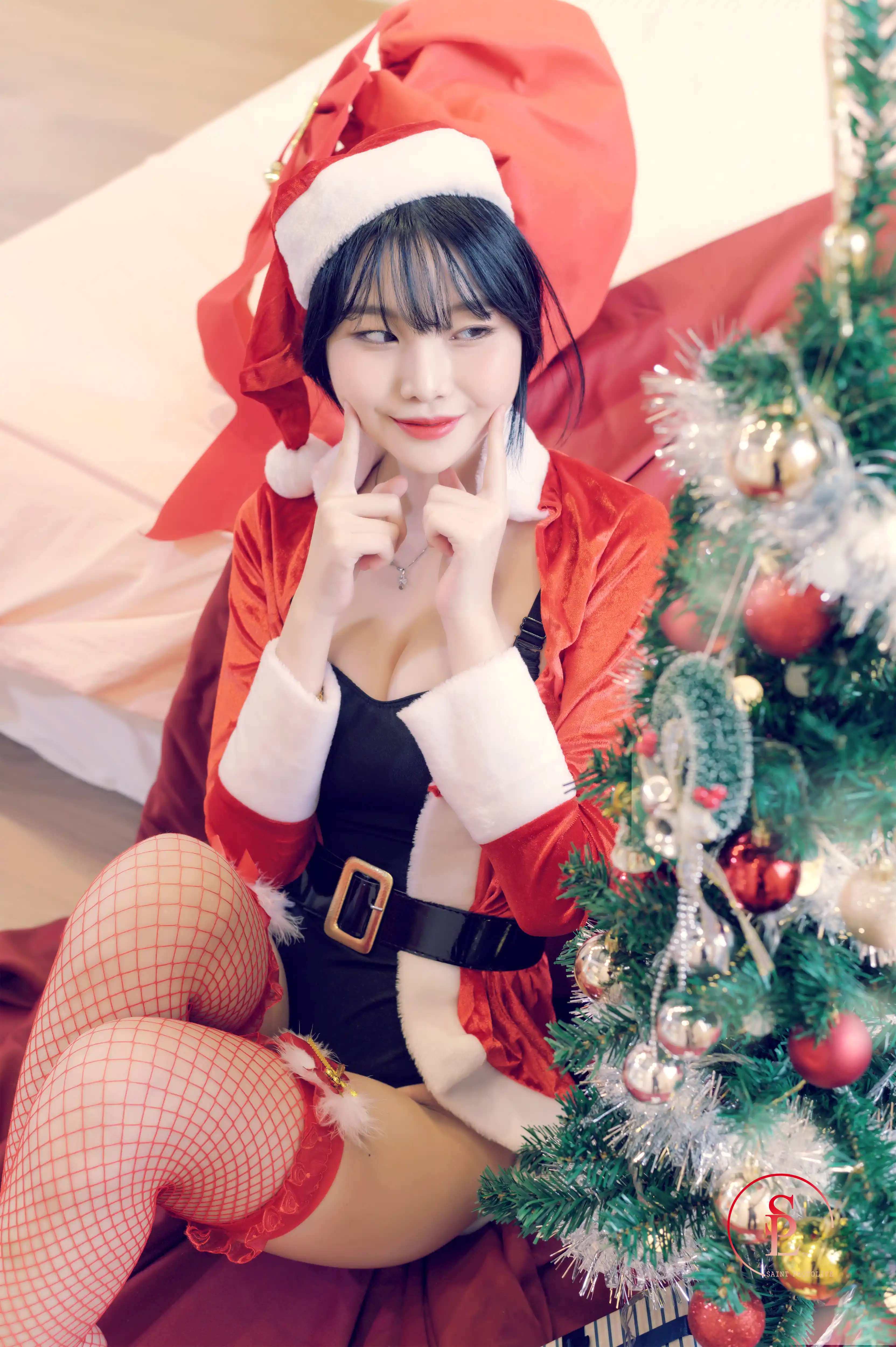 SAINT Photolife Vol.0128 Yuna (유나) Vol.24 Merry Yuna’s Xmas [65P／393MB] - 第2张
