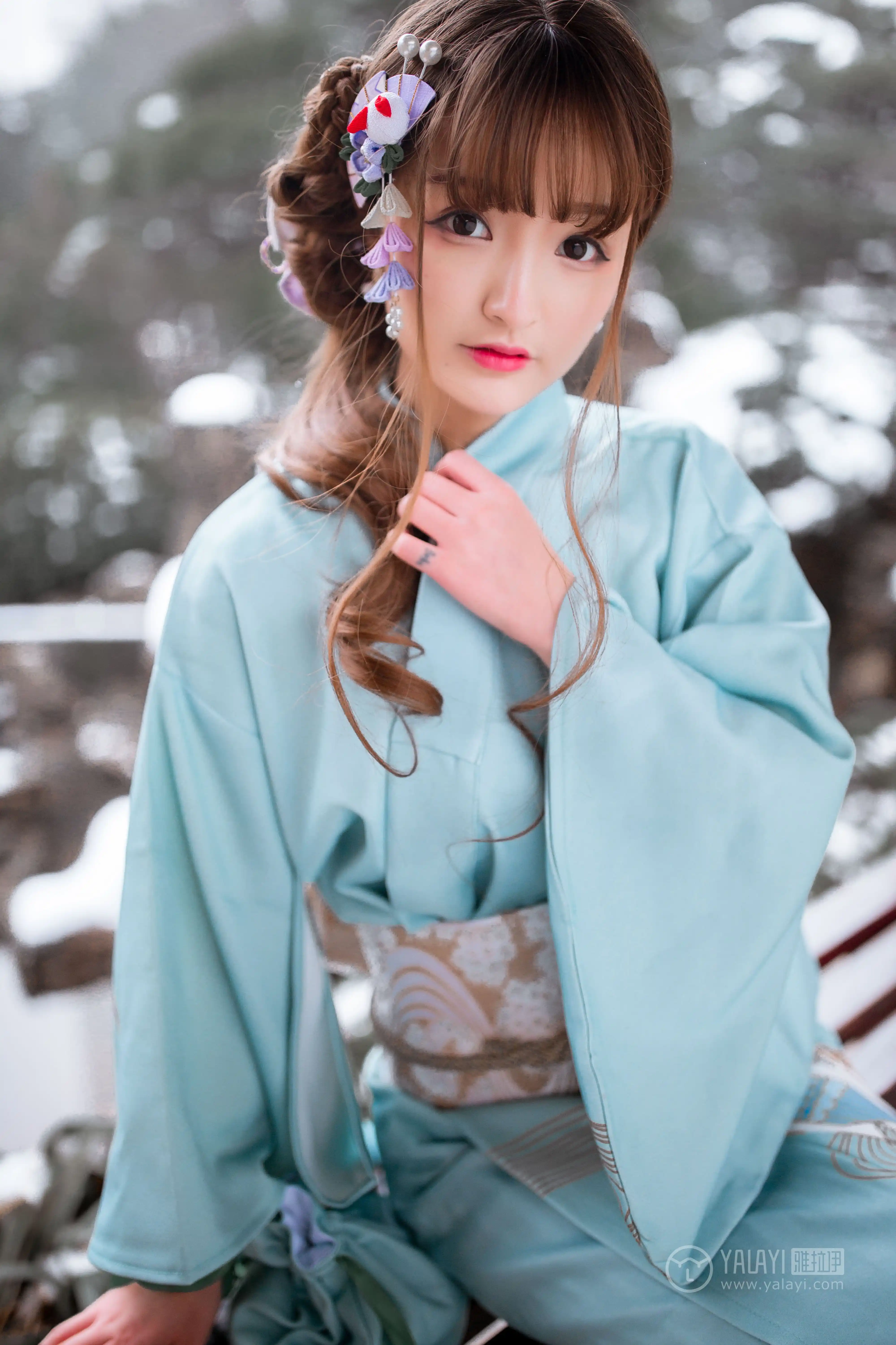 YALAYI雅拉伊 2019.05.06 NO.192 赏雪 团团 [48P337M] - 第4张