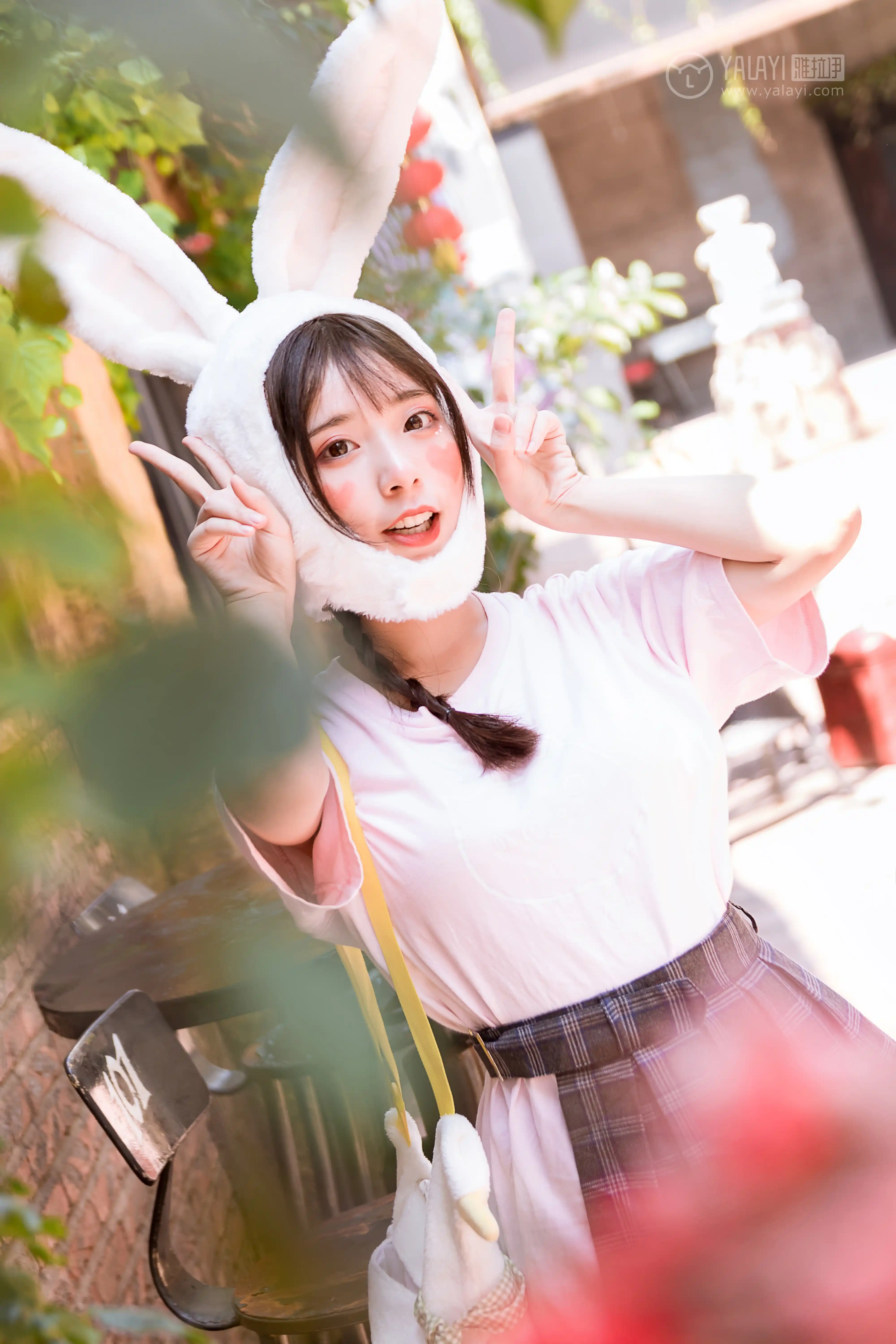 YALAYI雅拉伊 2019.05.06 NO.251 小兔子乖乖 阿橙 [42P404M] - 第3张