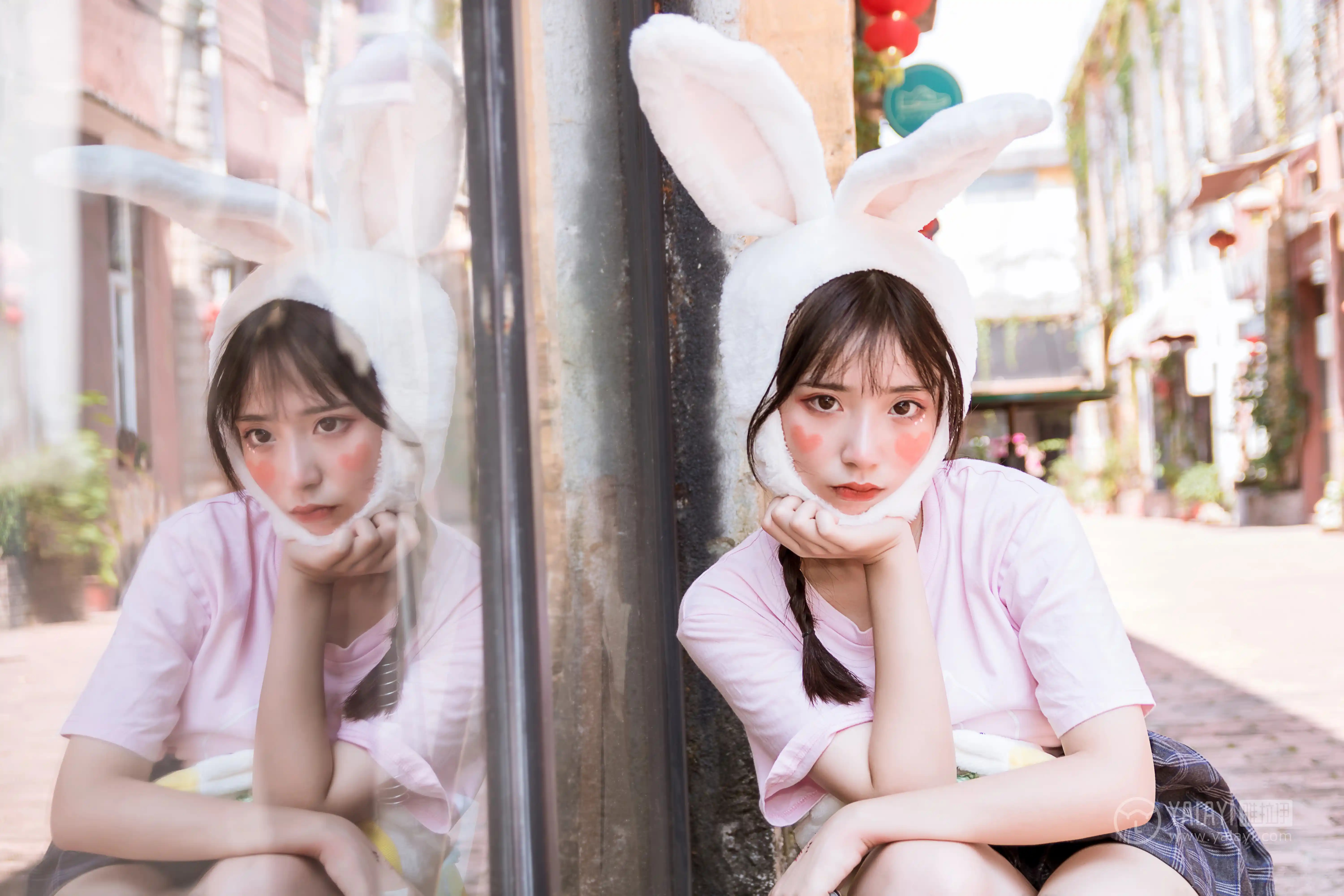 YALAYI雅拉伊 2019.05.06 NO.251 小兔子乖乖 阿橙 [42P404M] - 第4张