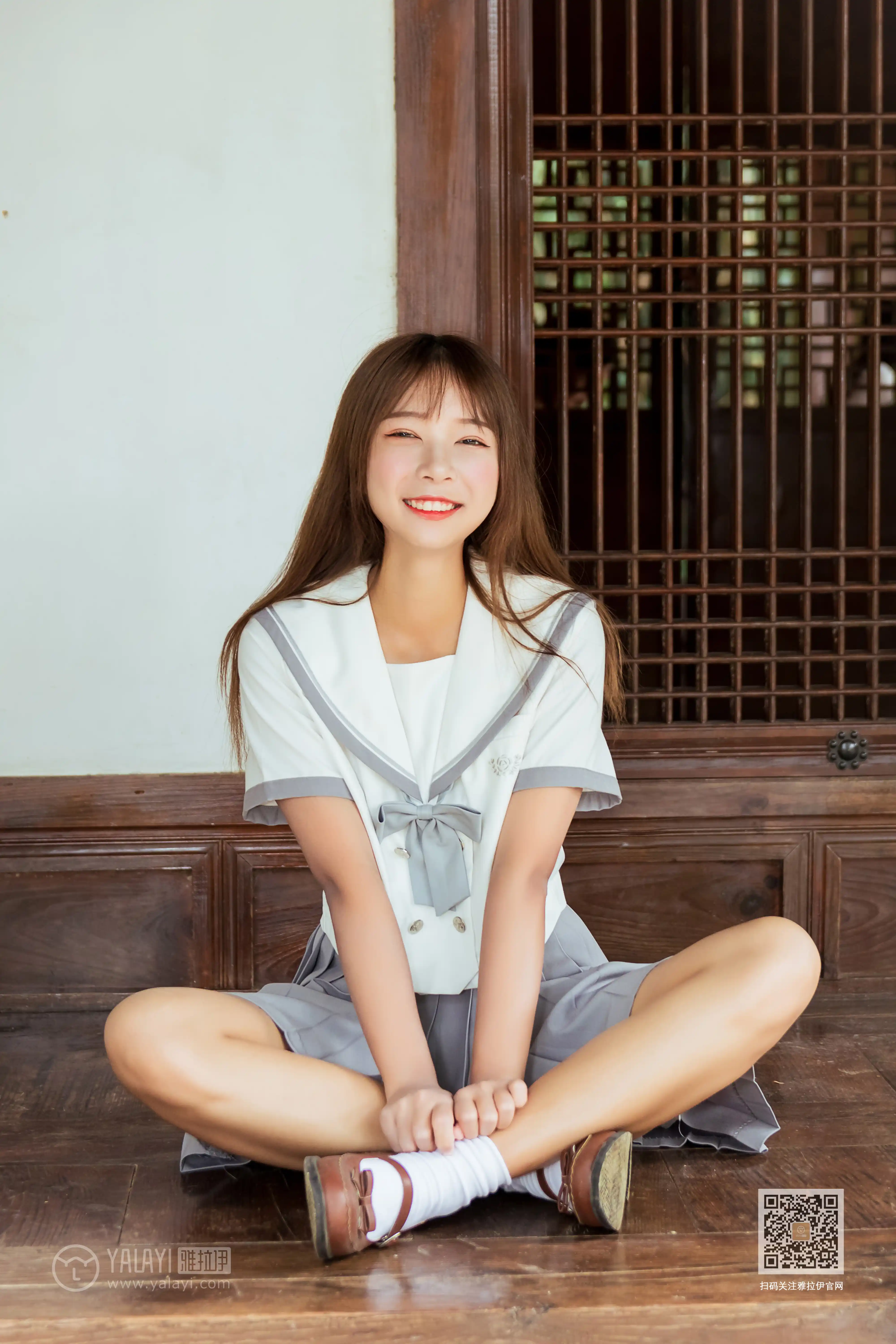 YALAYI雅拉伊 2019.05.06 NO.471 越秀百褶裙少女 阿禾 [43P439MB] - 第3张