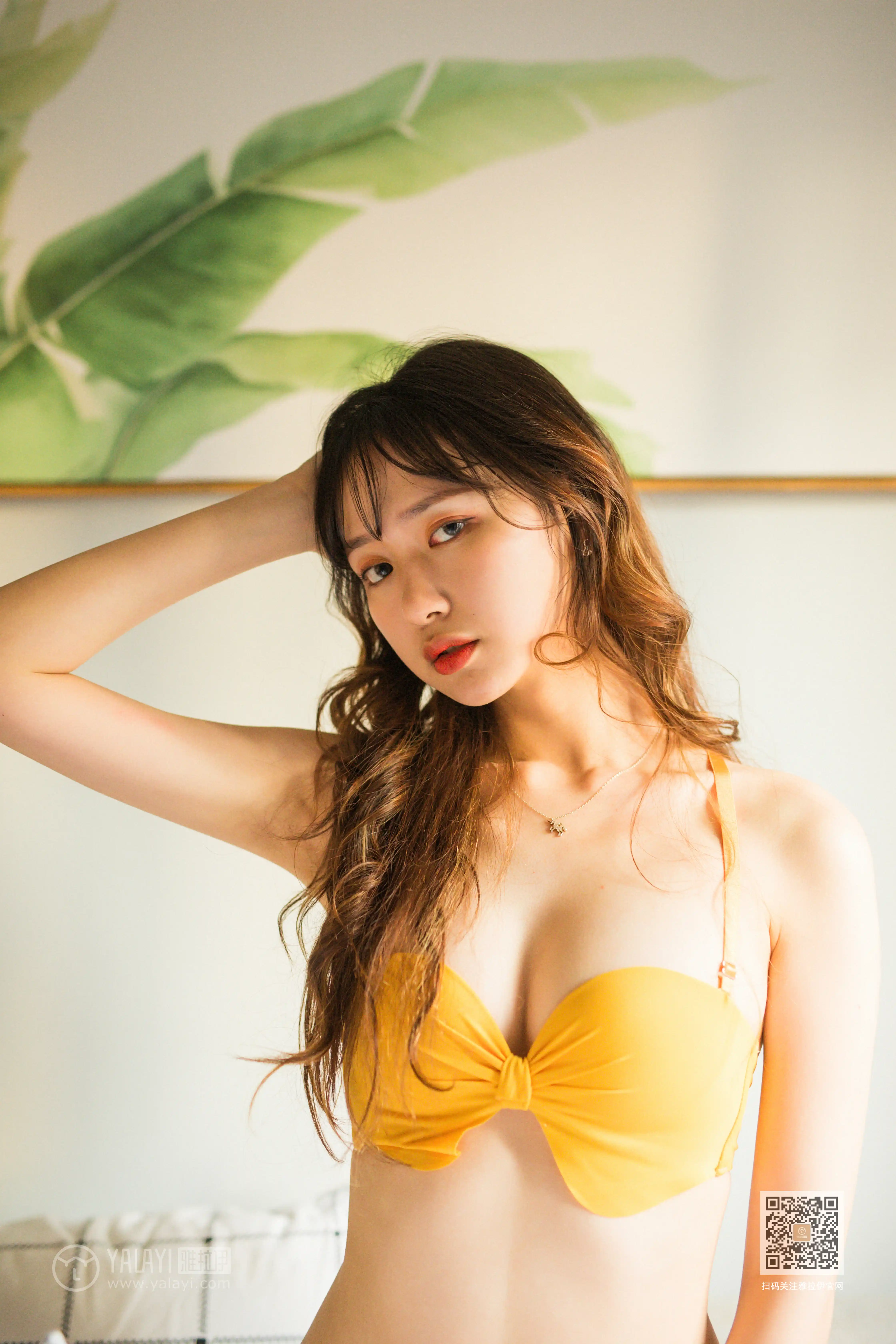 YALAYI雅拉伊 2020.01.06 NO.511 晓琳 杏色女孩儿 [50+1P1080MB] - 第4张
