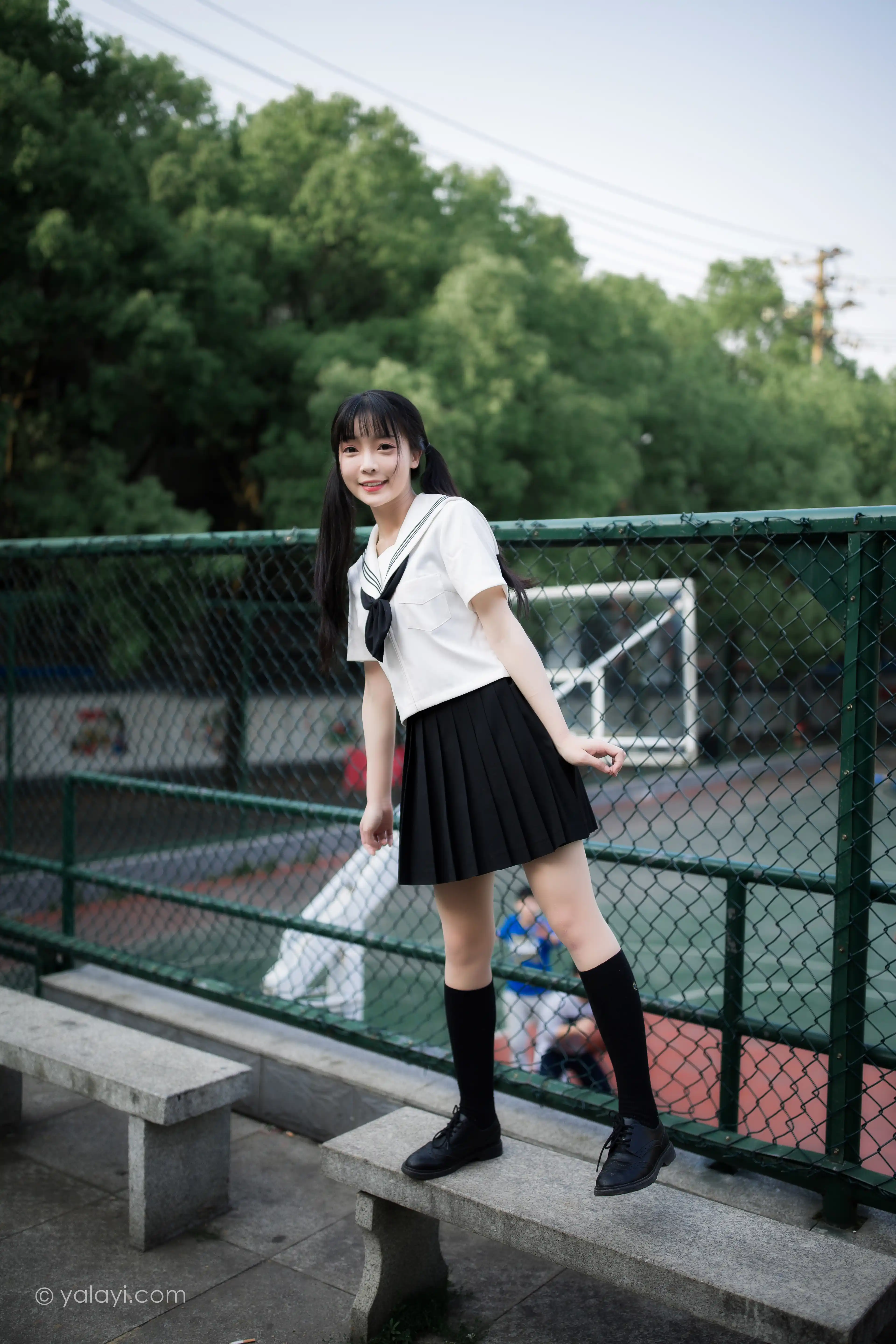 YALAYI雅拉伊 2020.07.20 NO.671 妙妙《放学一起走》[41P+1P360M] - 第3张
