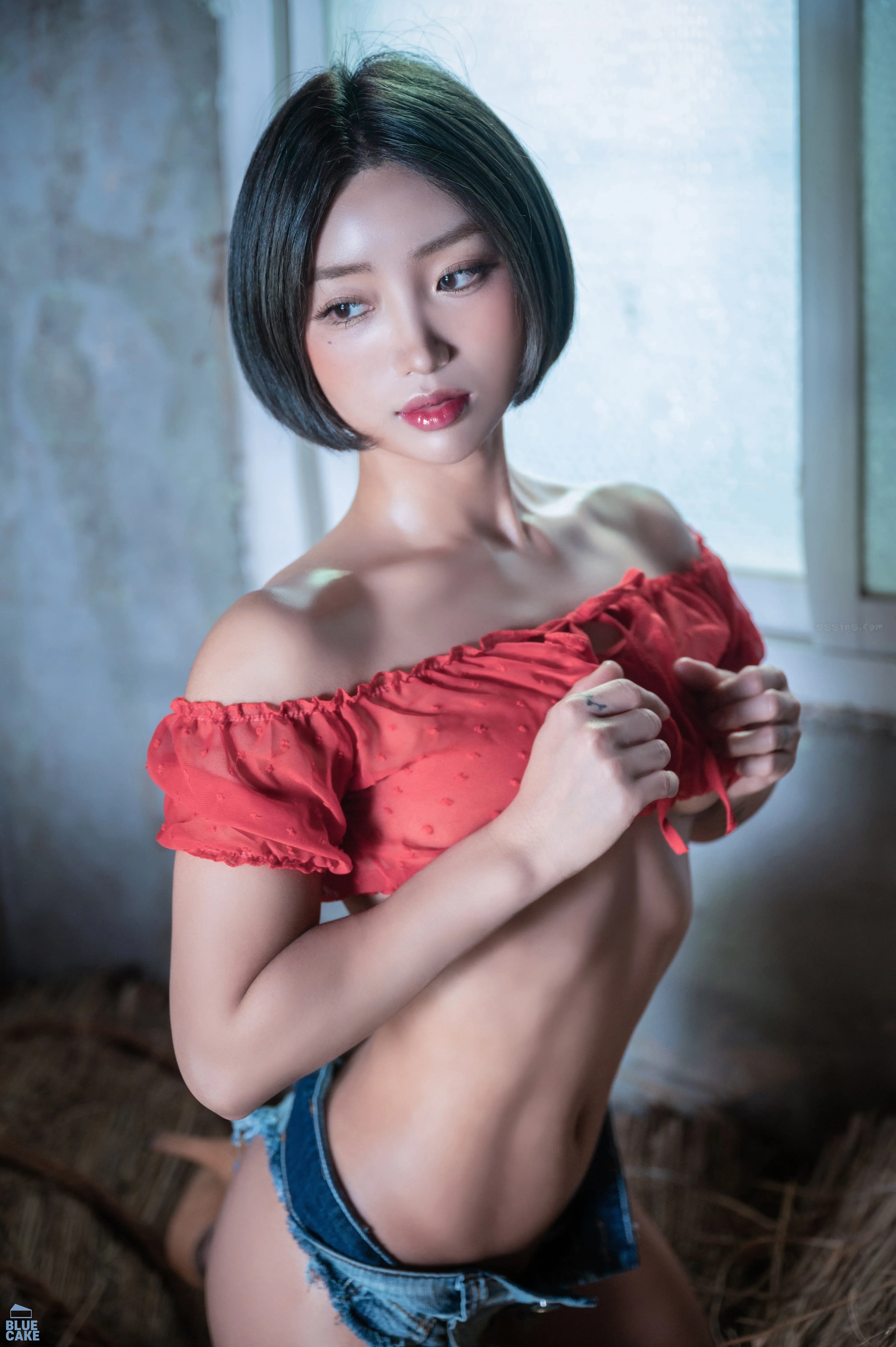 BLUECAKE Vol.0101 Booty Queen Jean RED [93P-1.13GB] - 第3张