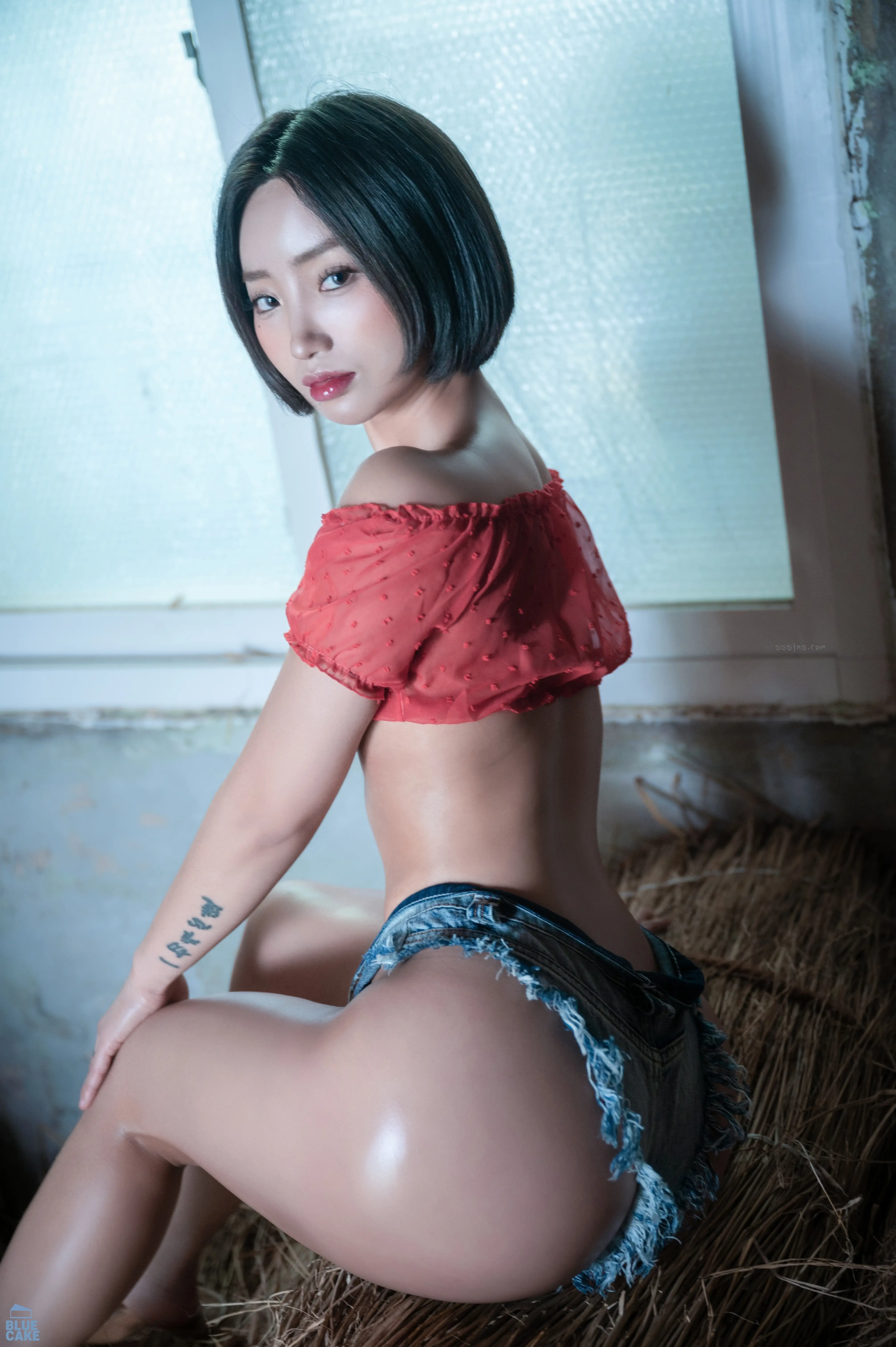 BLUECAKE Vol.0101 Booty Queen Jean RED [93P-1.13GB] - 第5张