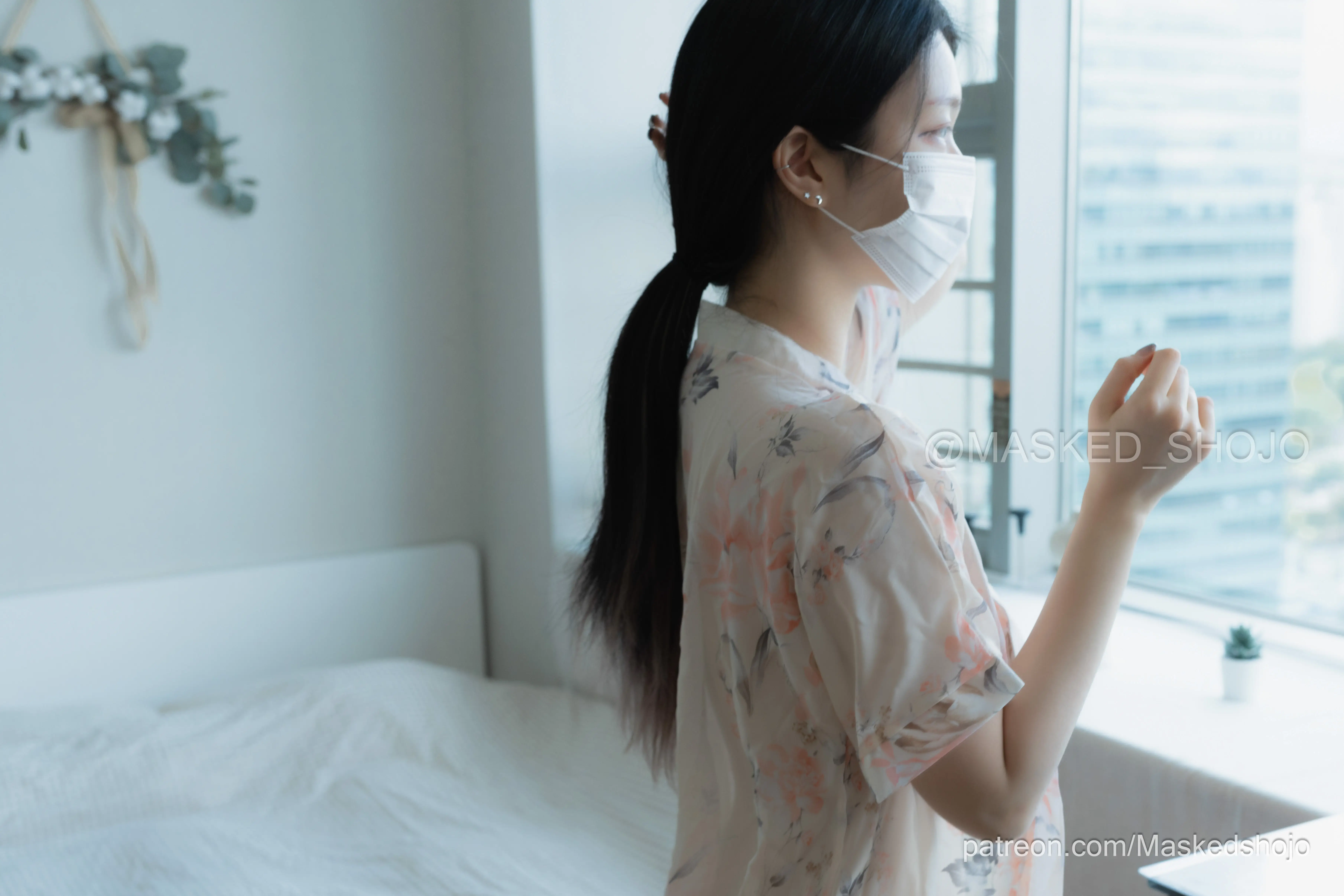Patreon NO.087 Masked Shojo NO.01 Waterfall big tits [54P 247MB]