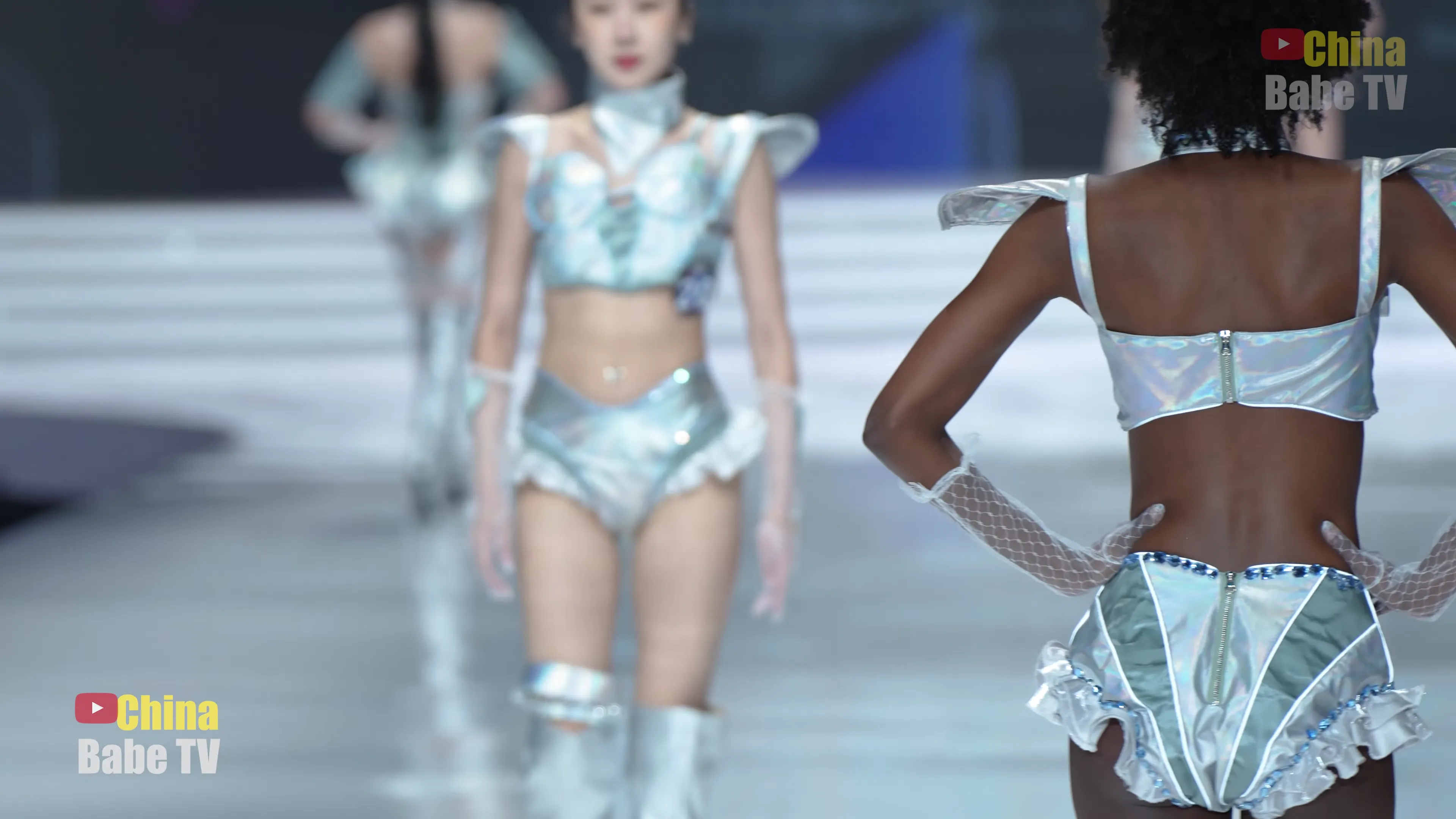【4K】特寫版-2024深圳SIUF魅力東方設計大賽内衣秀-一-（天鵝白）- China Underwear Design Competition64 - 下着デザインコンテスト [1V] - 第4张