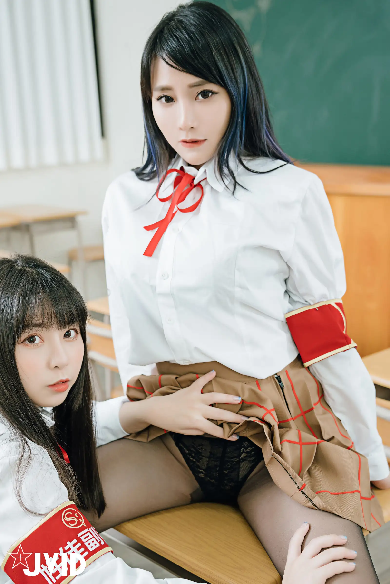 JVID NO.675 Tiny&乐乐 学园の徒会长副会长隐藏版 [121P 144MB]