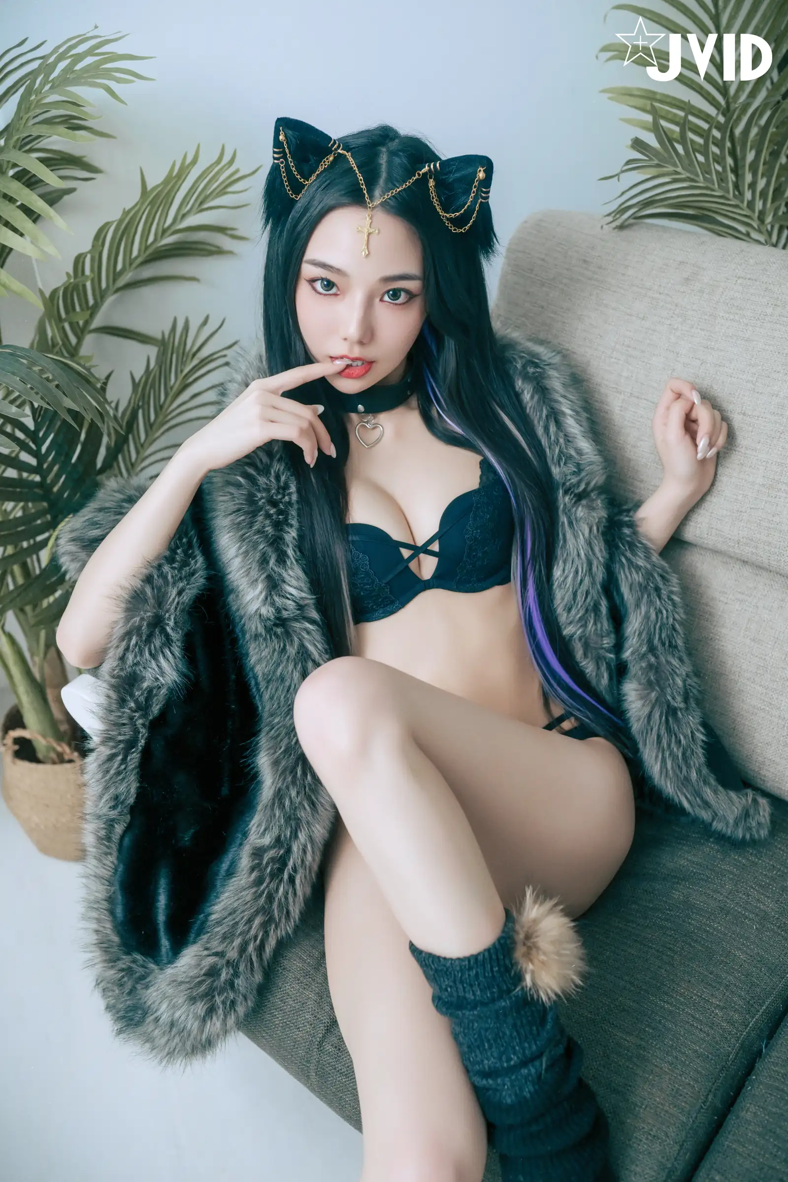 JVID NO.827 啾啾❤️用牛奶黑貓娘❤️[201P1V 907MB] - 第7张