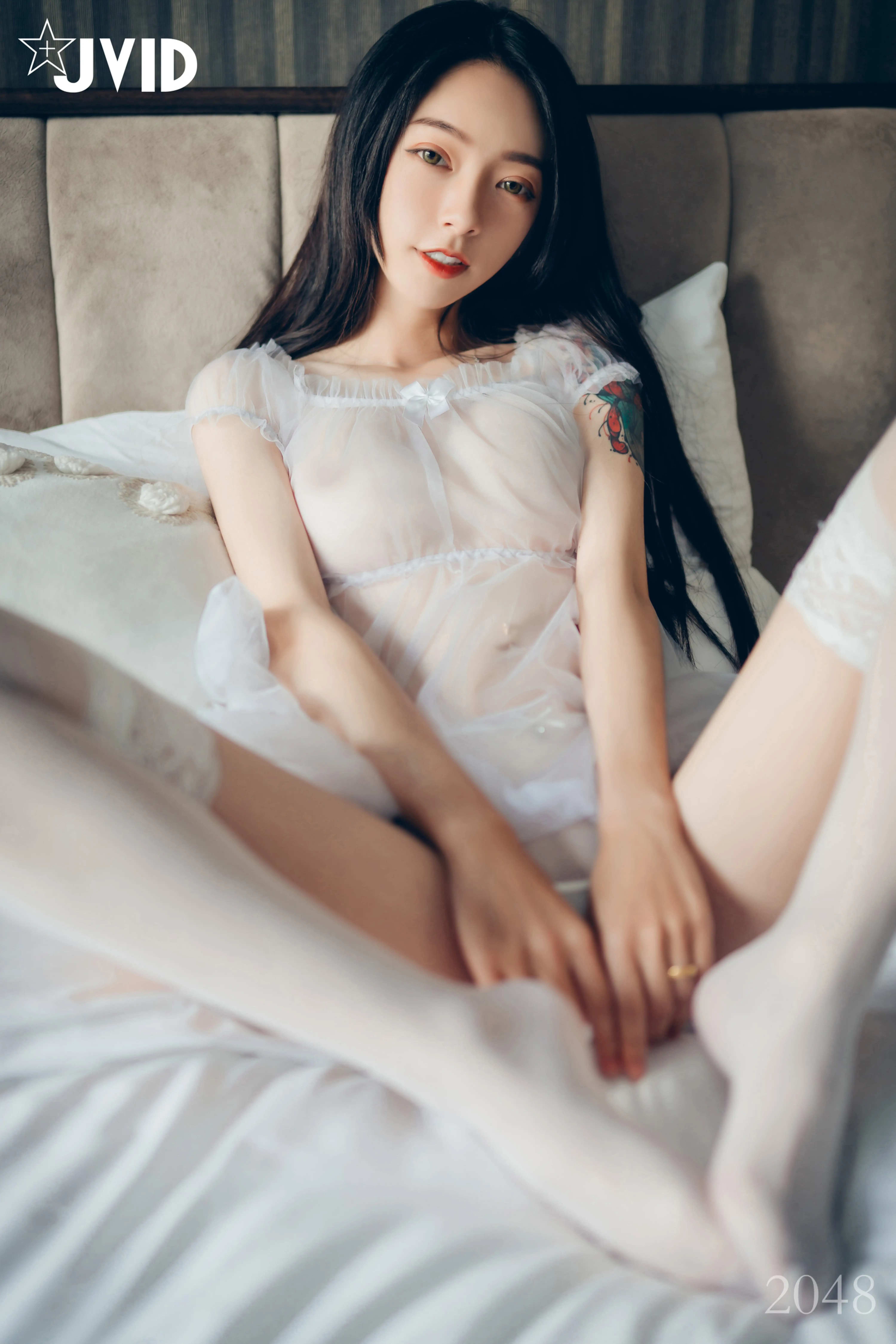 JVID NO.542 黑超猛激凸遮不住 白透透睡衣 - 飄飄 [120P 1V 1.2GB] - 第3张