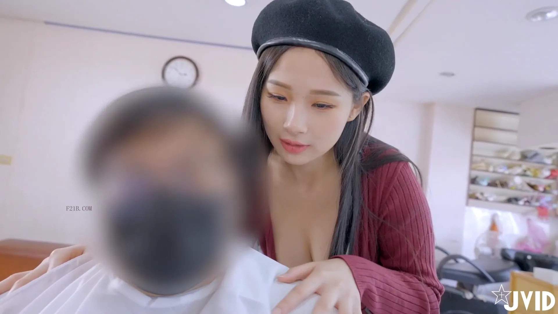 超顶JVID高颜值SSS级甜美女神▌婕咪 ▌淫乱剪痴女来袭 肉食系美少女开业中美容室绝顶射精146P1V【水印】 - 第6张