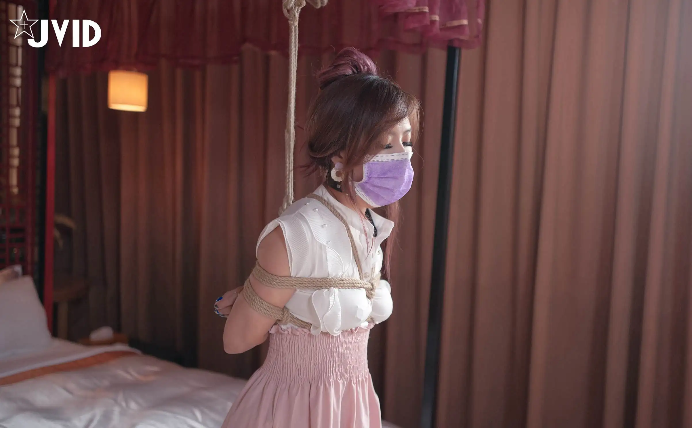 JVID - 最新绳缚大师高价作品【夏夏户外口球羞耻调教】88P1V - 第2张