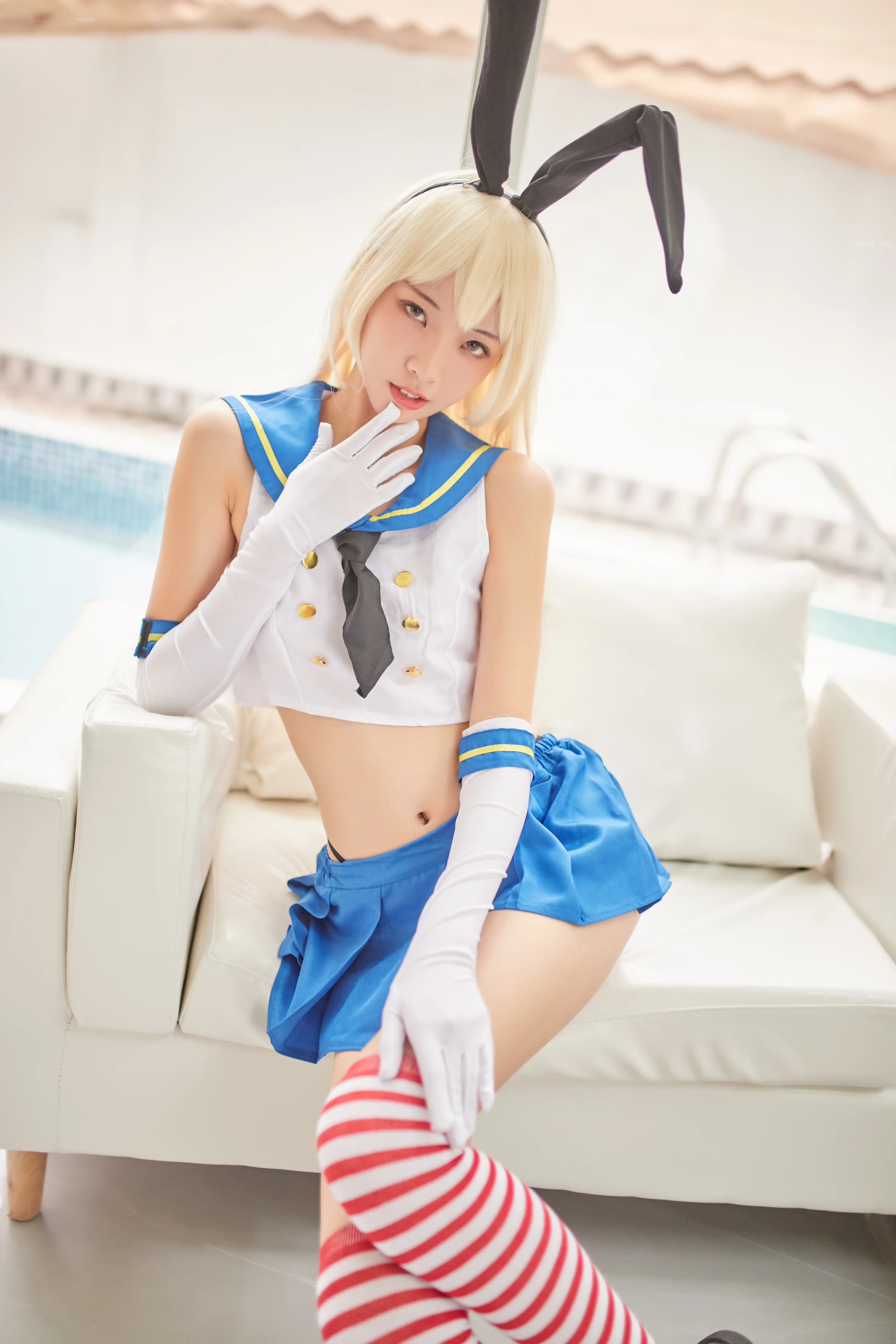 西瓜少女 NO.001 C服岛风白贞摄影会返图 - 1 - 第2张