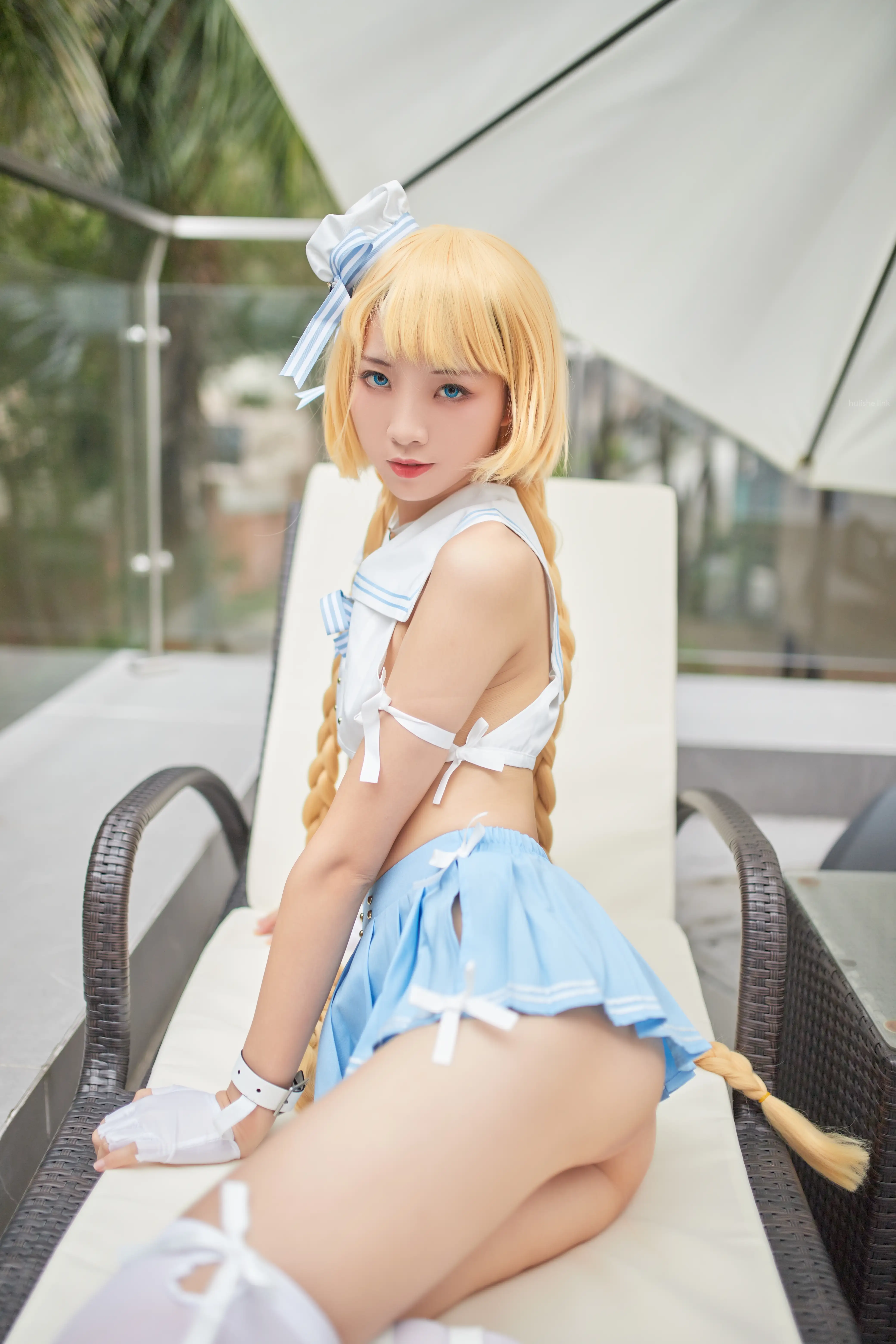 西瓜少女 NO.001_1 C服岛风白贞摄影会返图 - 2 [128P 1.53 GB]