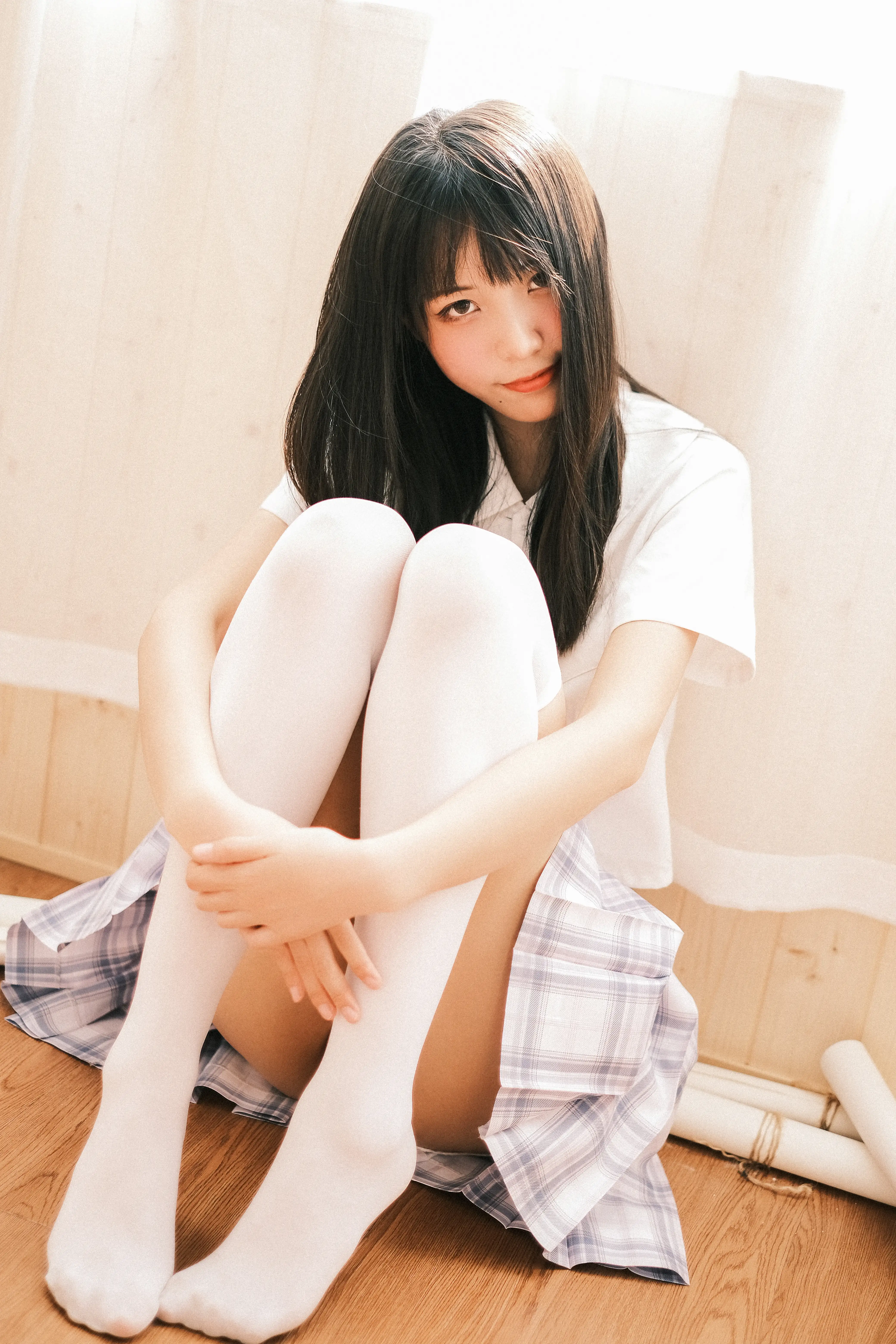西瓜少女 NO.013 画室JK+死库水 - 第8张