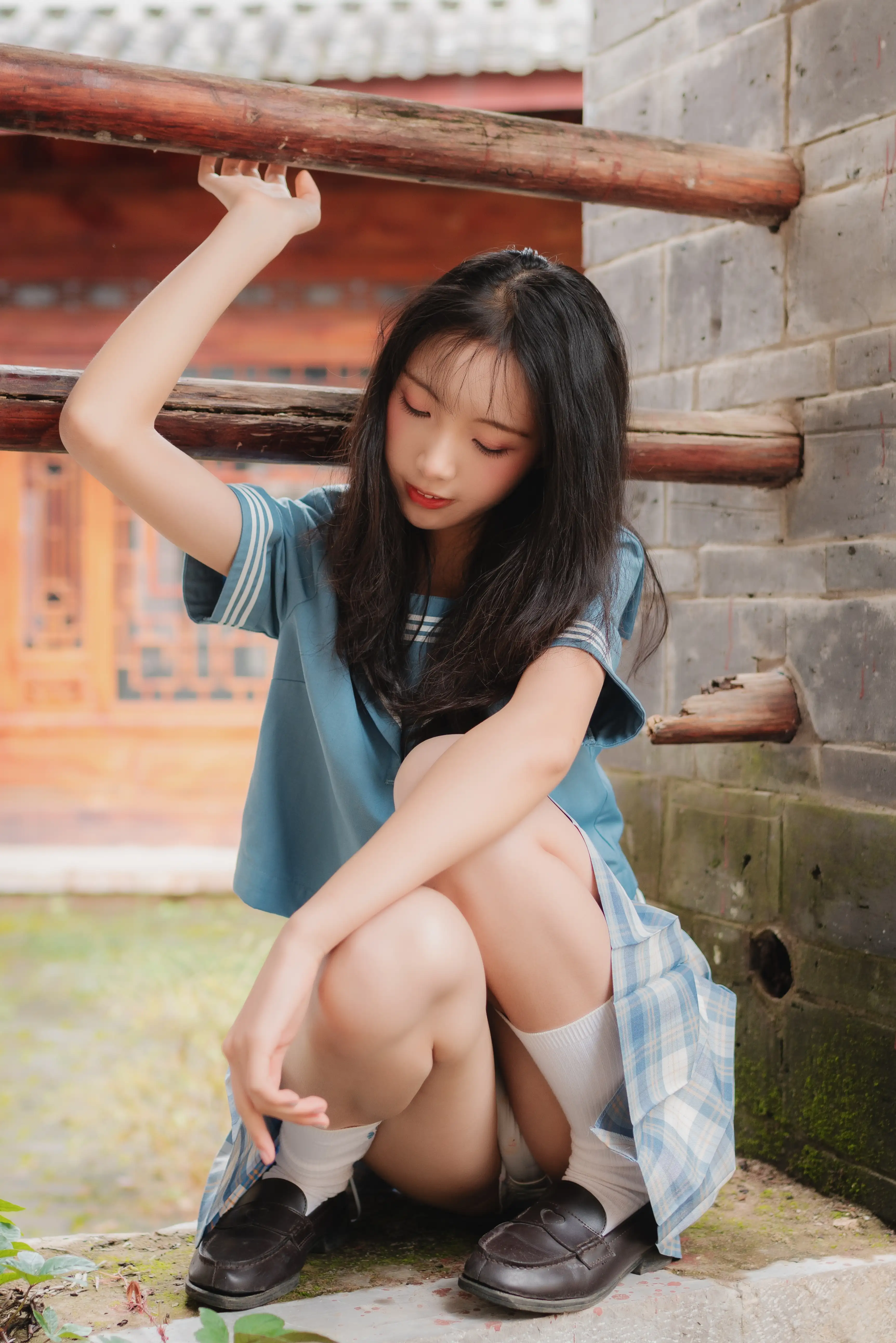 西瓜少女 NO.022 丽江写真JK - 第3张