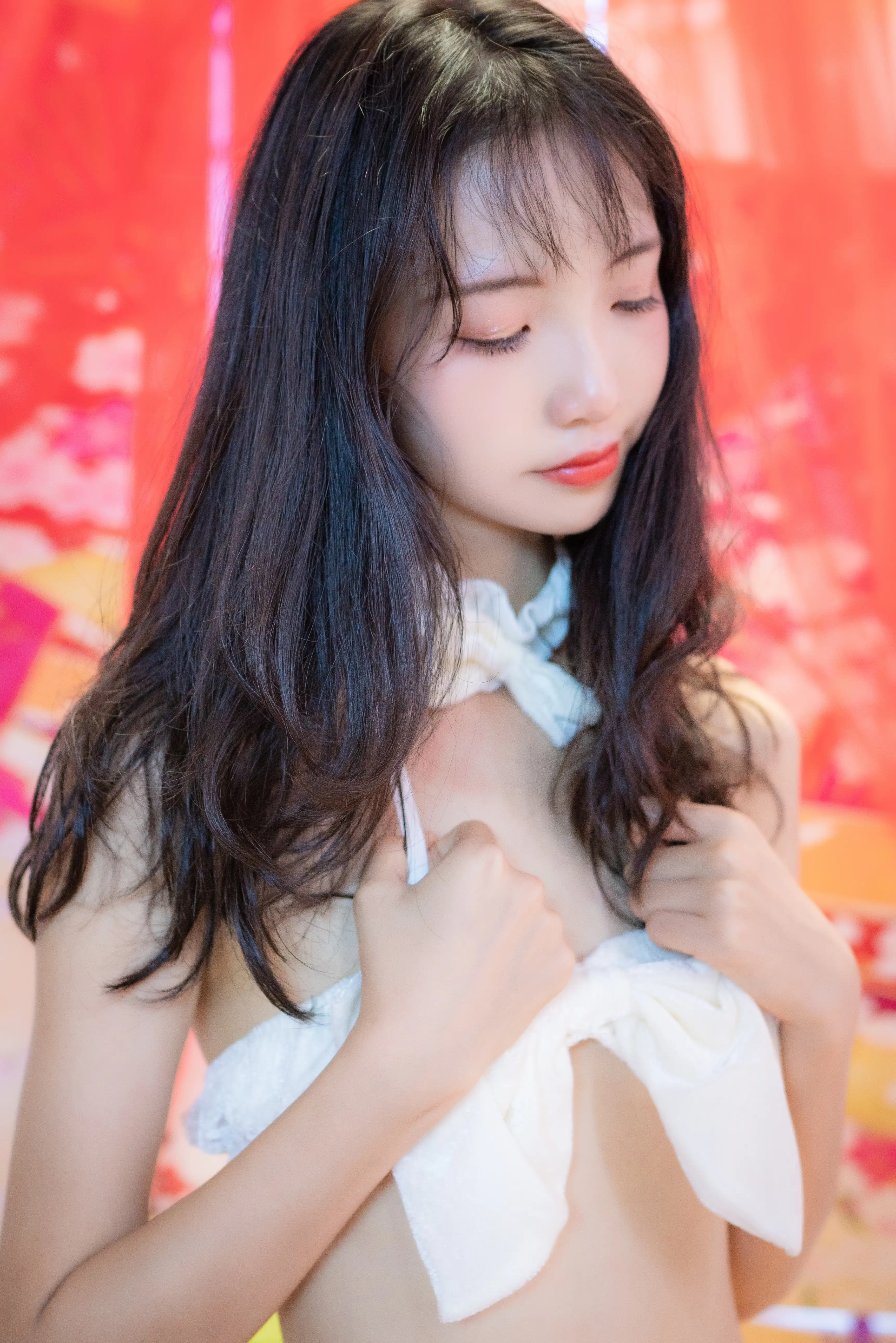 西瓜少女 NO.031 日系棚拍白猫咪内衣 - 第6张