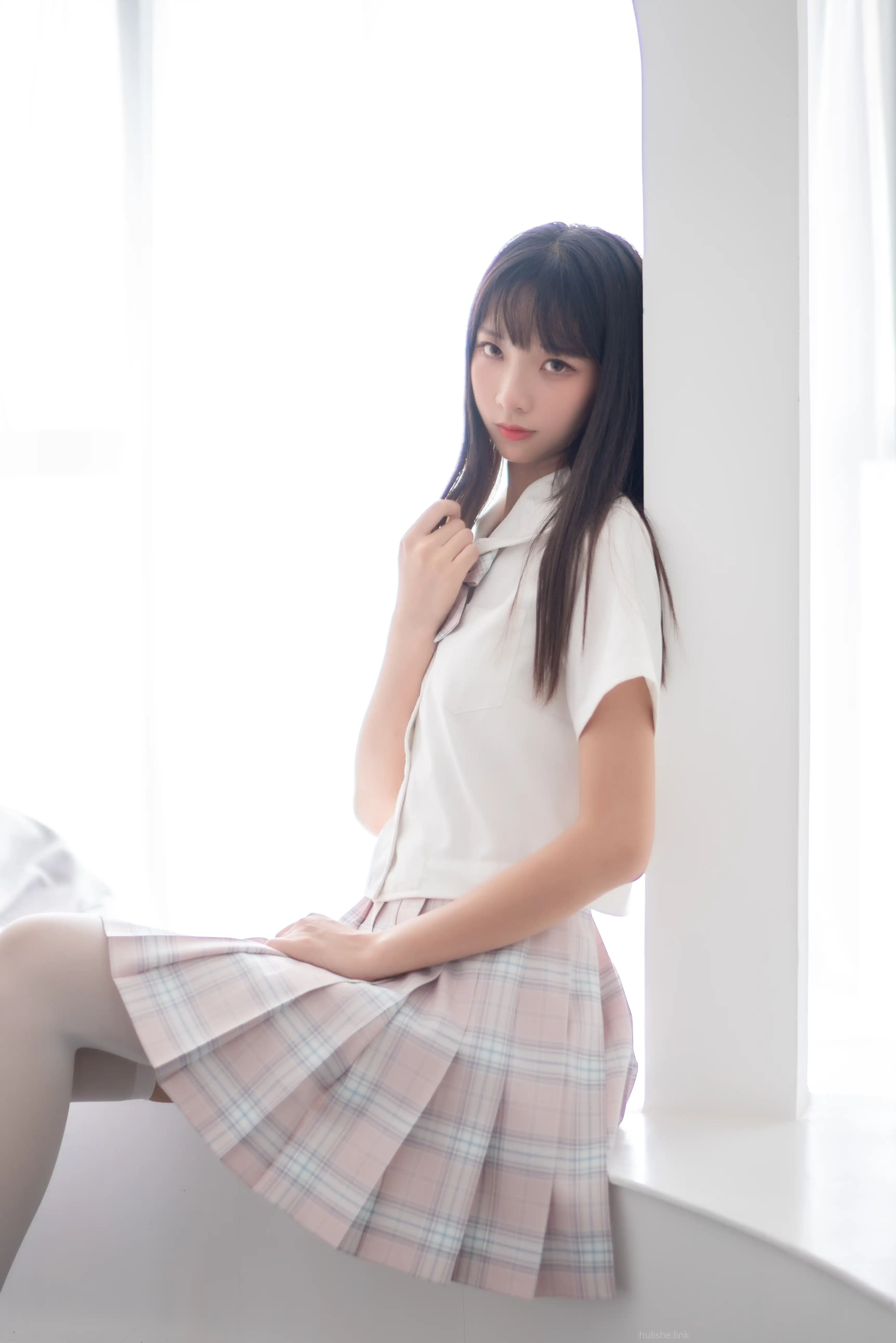 西瓜少女 NO.042 西瓜粉红JK - 第6张