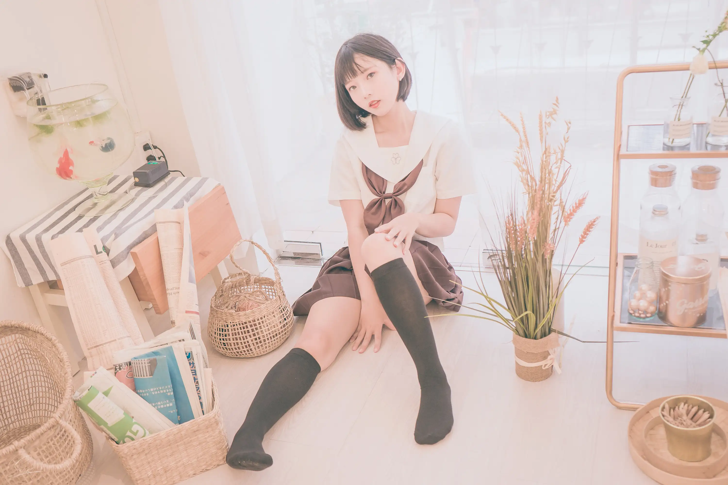 Messie Huang NO.004 Birthday Seifuku [20P-62MB] - 第2张