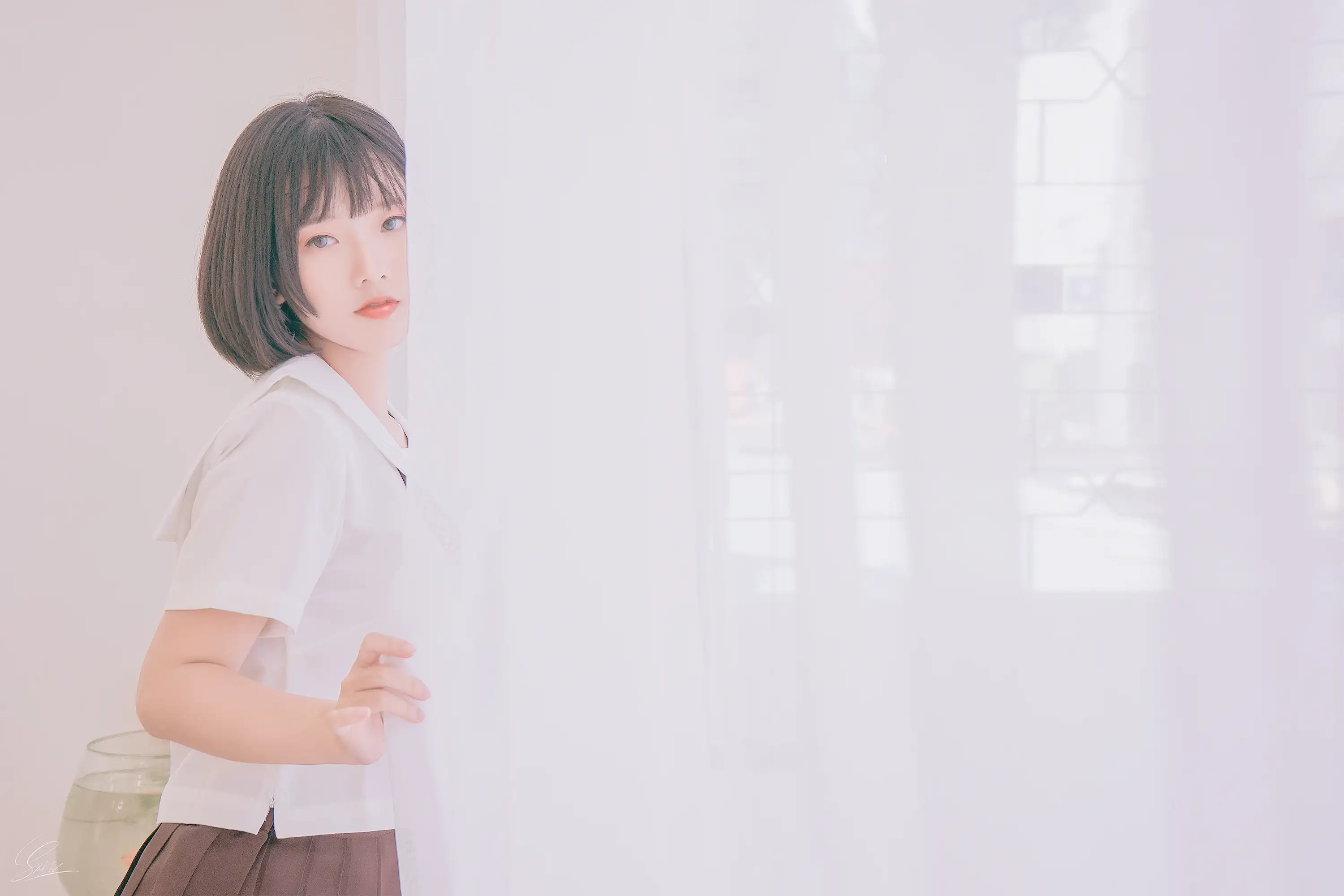 Messie Huang NO.004 Birthday Seifuku [20P-62MB] - 第5张