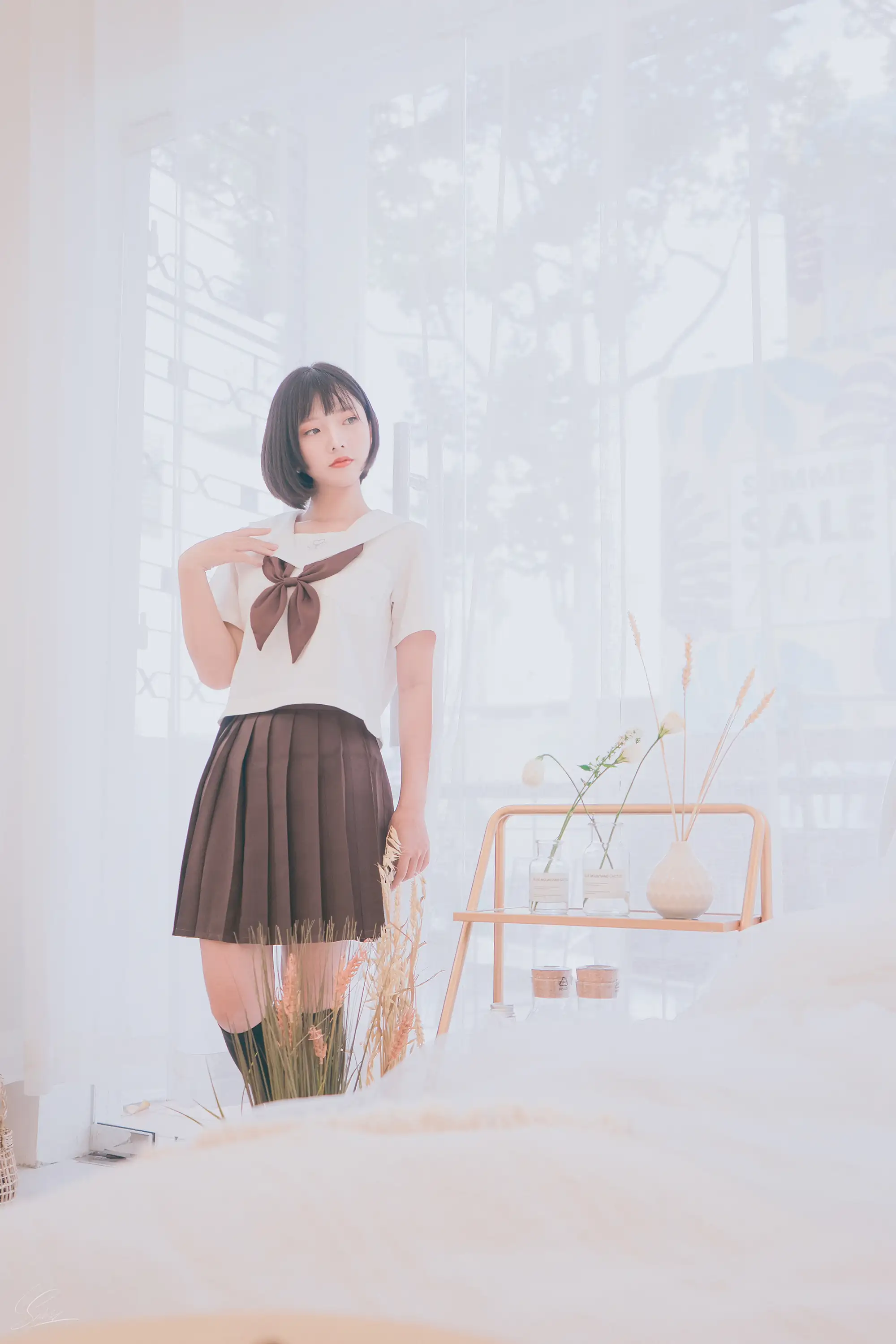 Messie Huang NO.004 Birthday Seifuku [20P-62MB] - 第8张