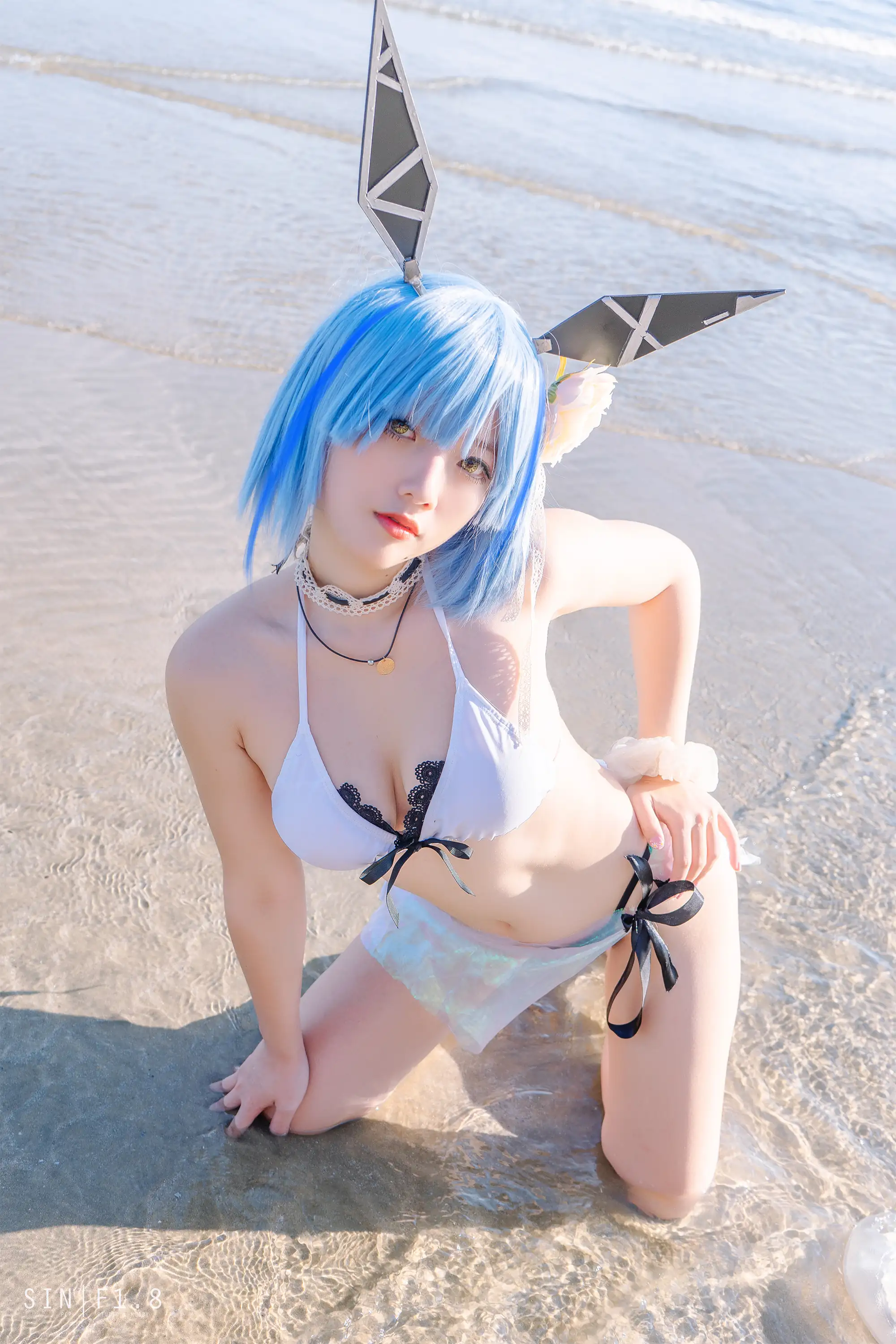 Messie Huang NO.011 Gascogne swimsuit [20P-77MB] - 第2张