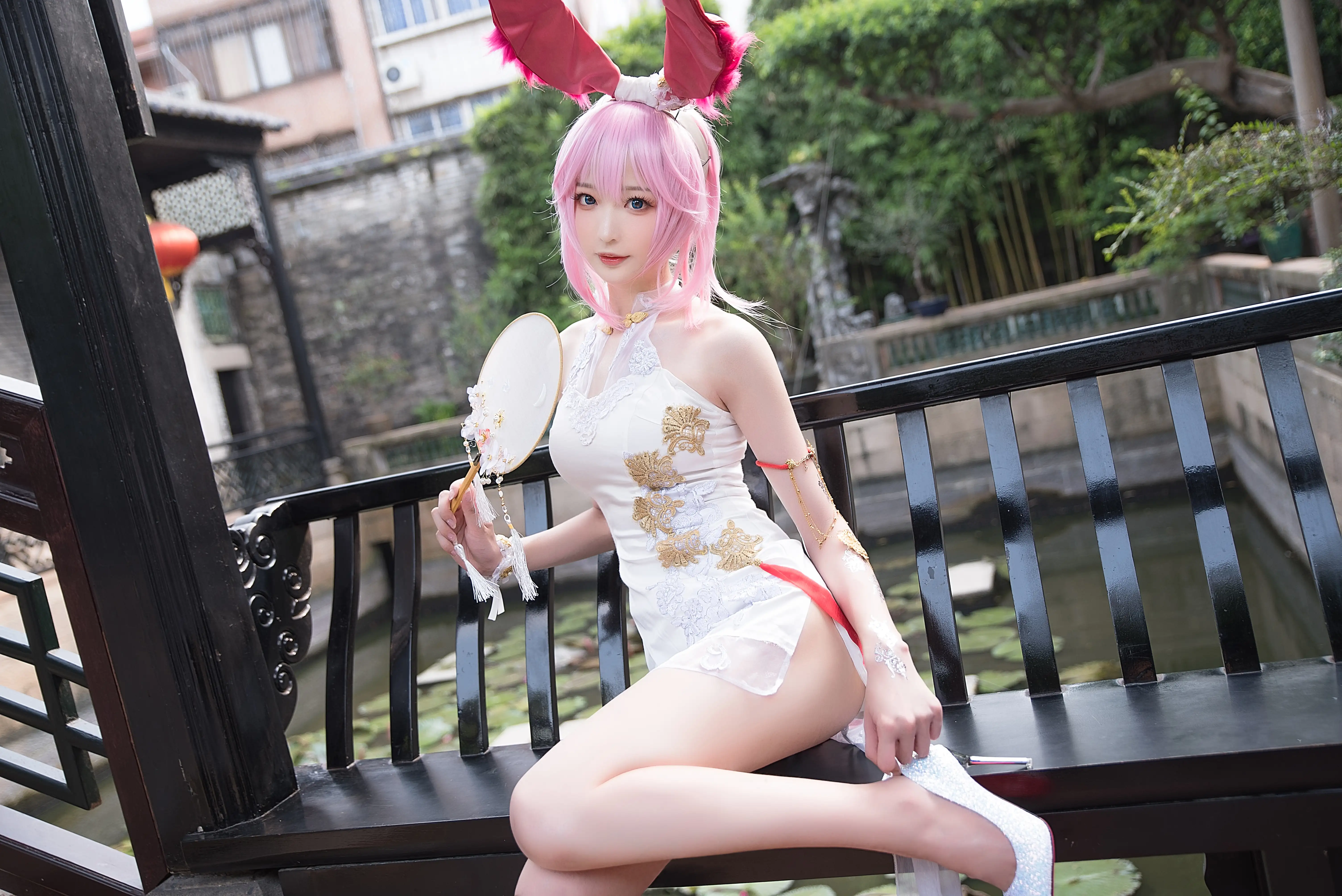 Messie Huang NO.014 八重樱旗袍 [27P 300.46 MB] - 第2张