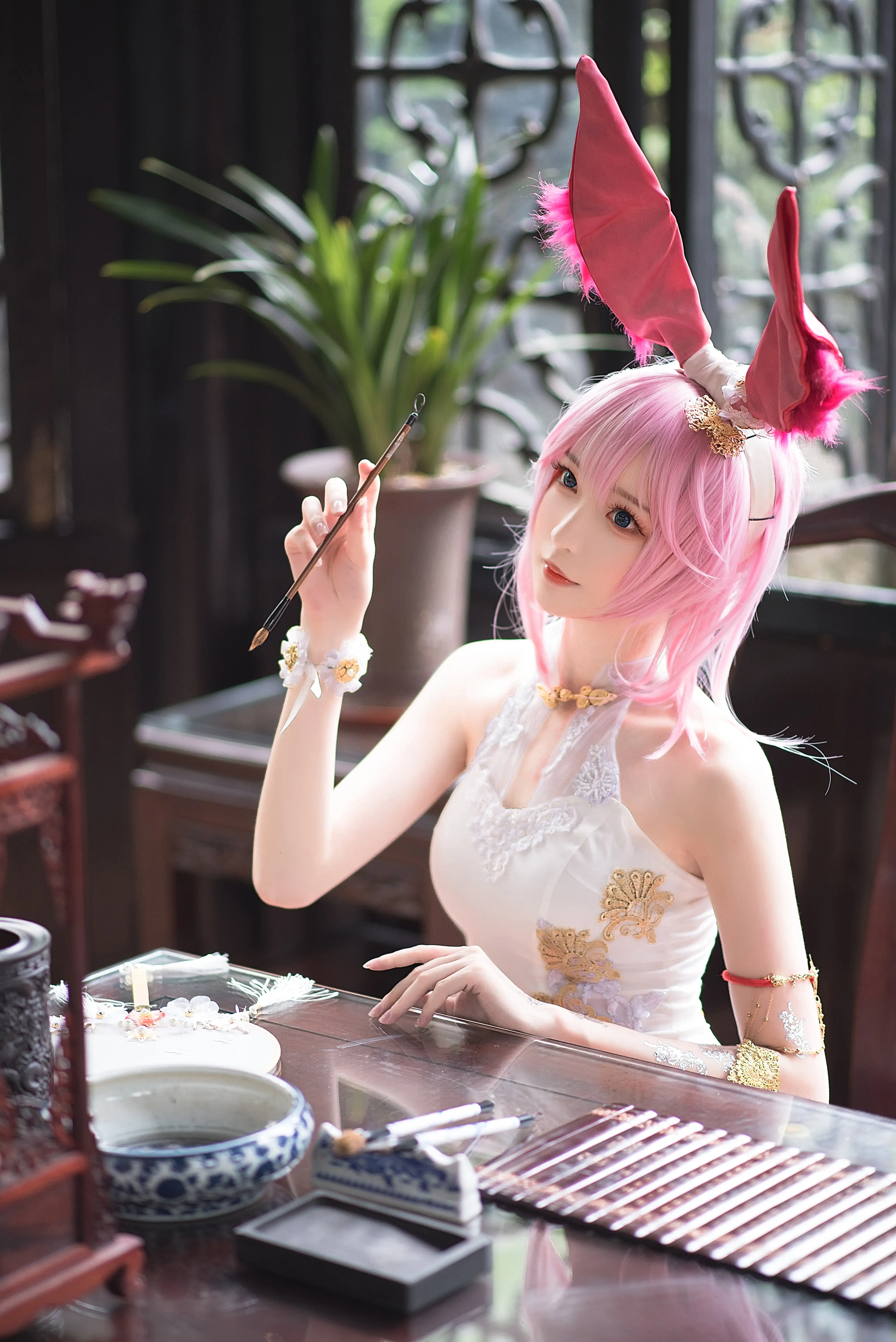 Messie Huang NO.014 八重樱旗袍 [27P 300.46 MB] - 第7张