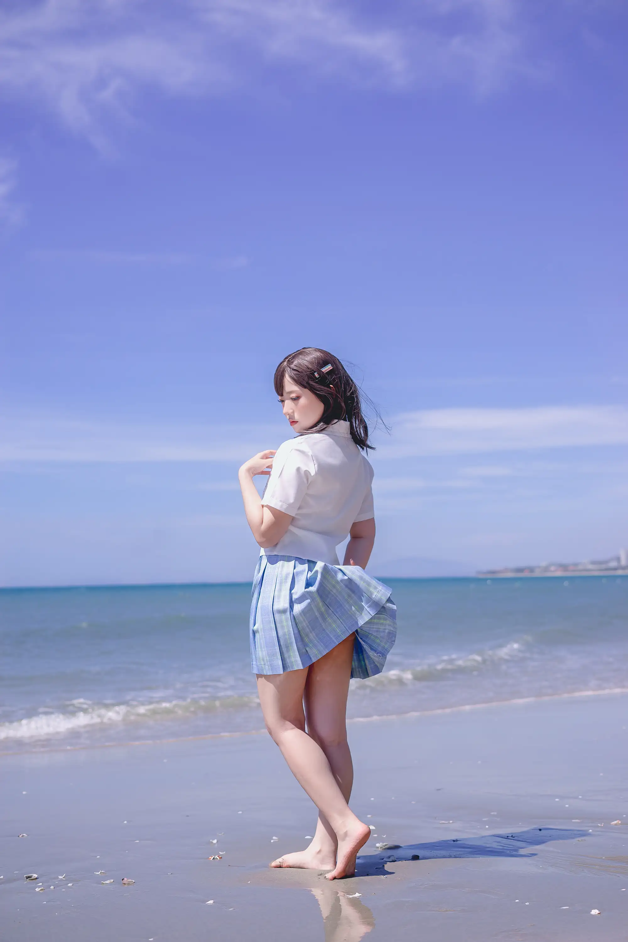 Messie Huang NO.054 Seifuku [20P 54M] - 第4张