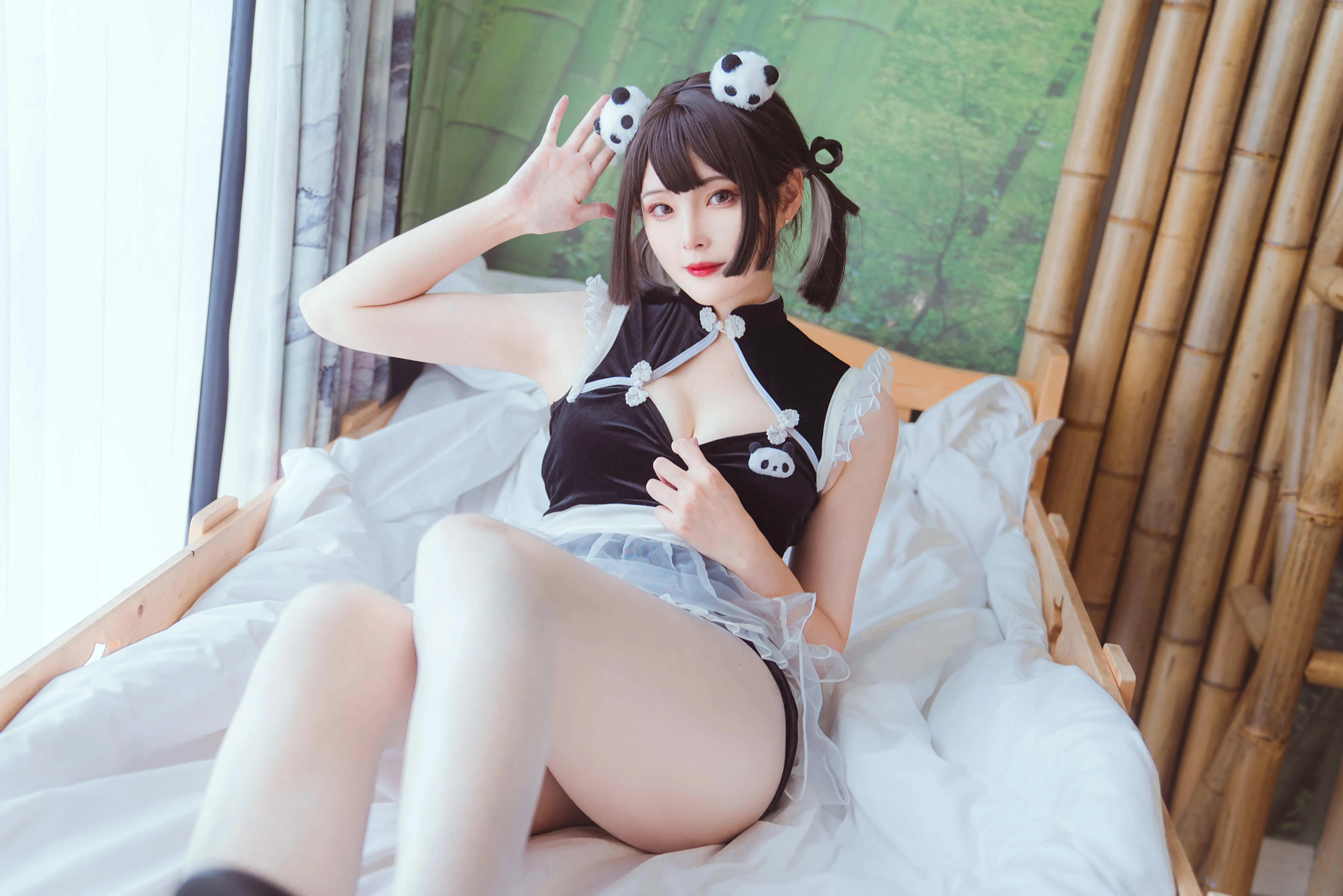 Natsuko夏夏子 NO.034 熊猫女仆64P1V [48P-1V 372.06 MB] - 第6张