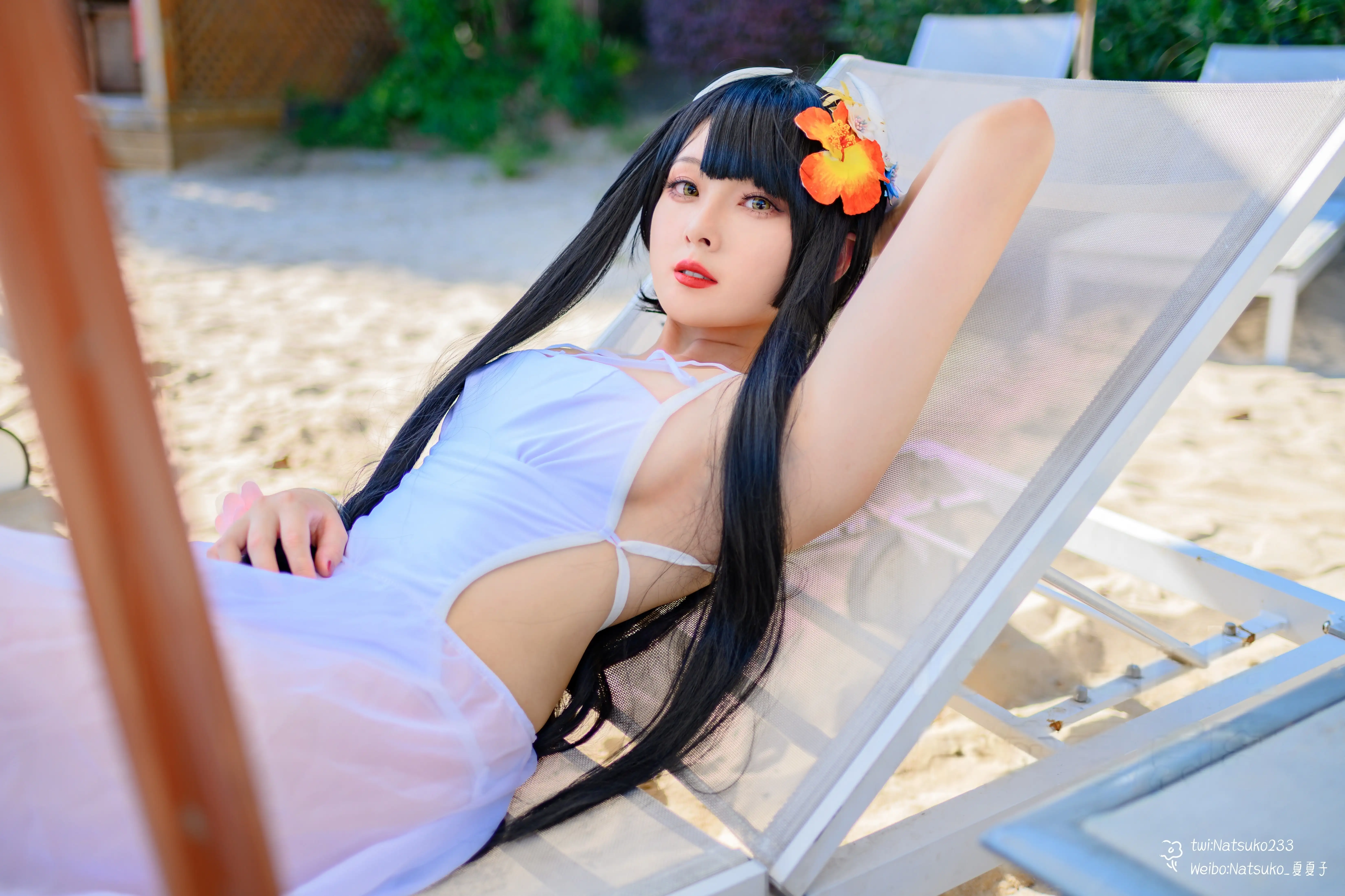 Natsuko夏夏子 NO.052 碧蓝航线 比叡泳装[55P-464.1M]
