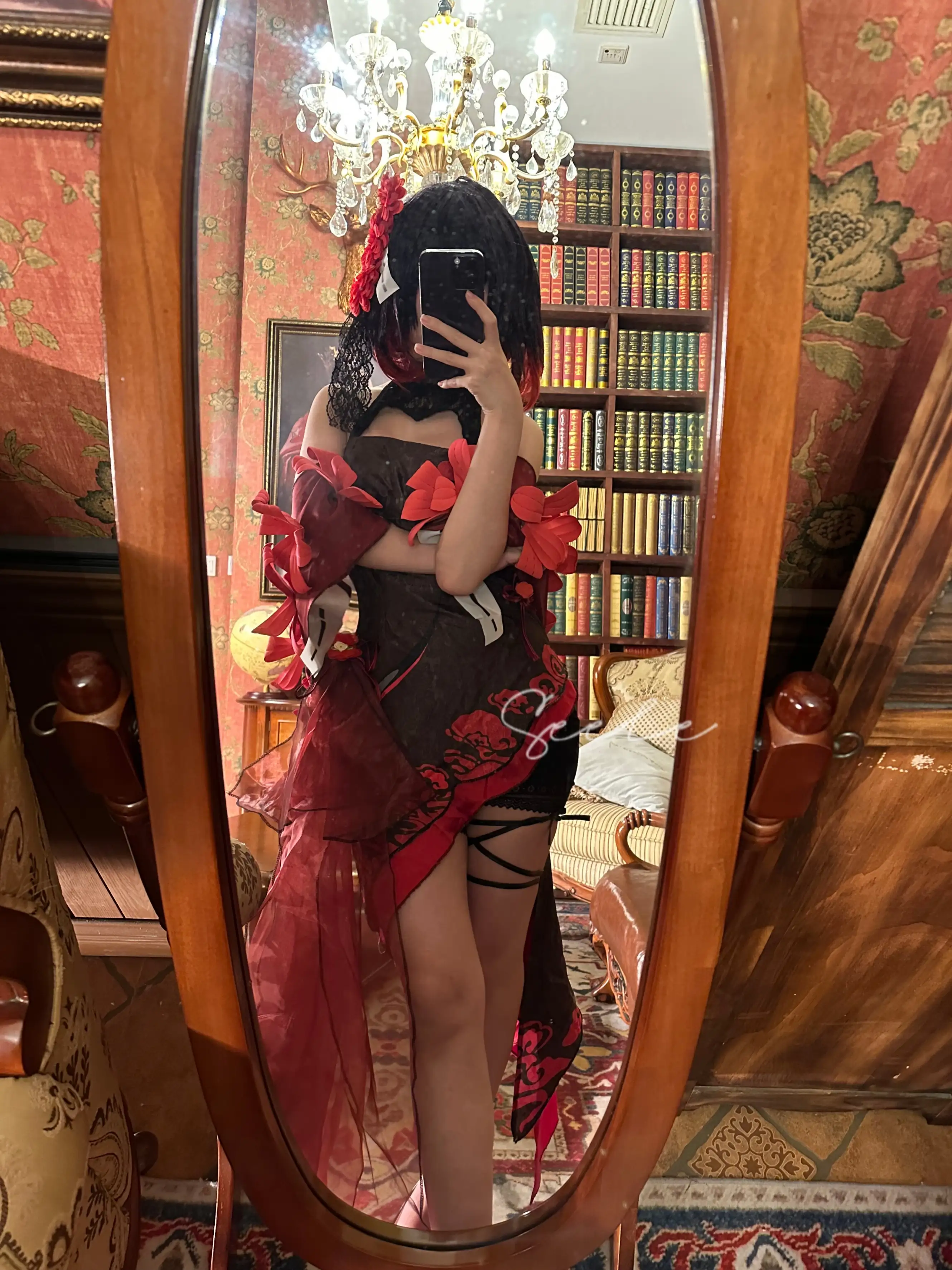 Seele麦麦 NO.002 黑希旗袍物语 [61P8V 976MB] - 第12张
