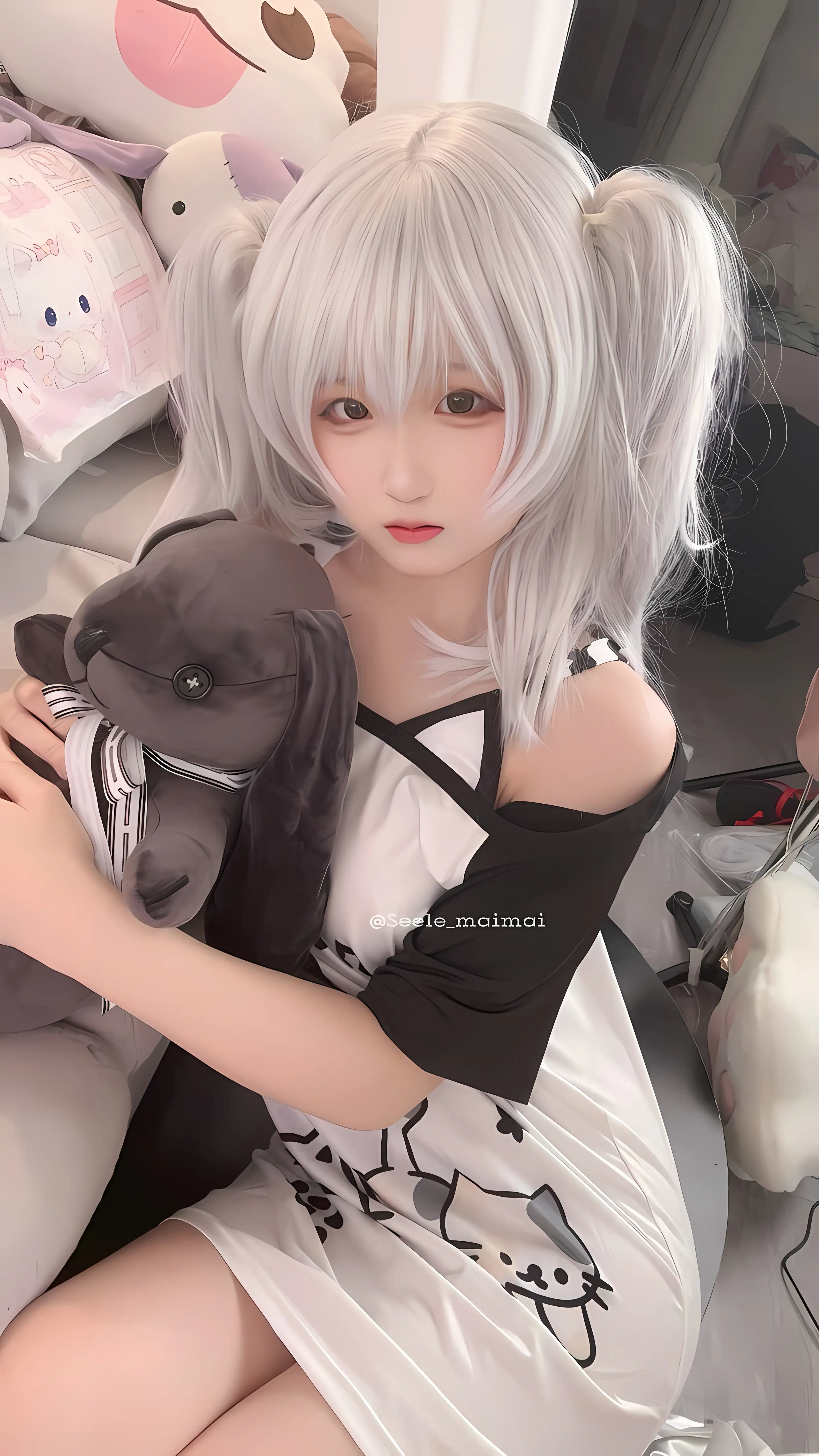 Seele麦麦 NO.021 白色双马尾 [16P 77M] - 第8张