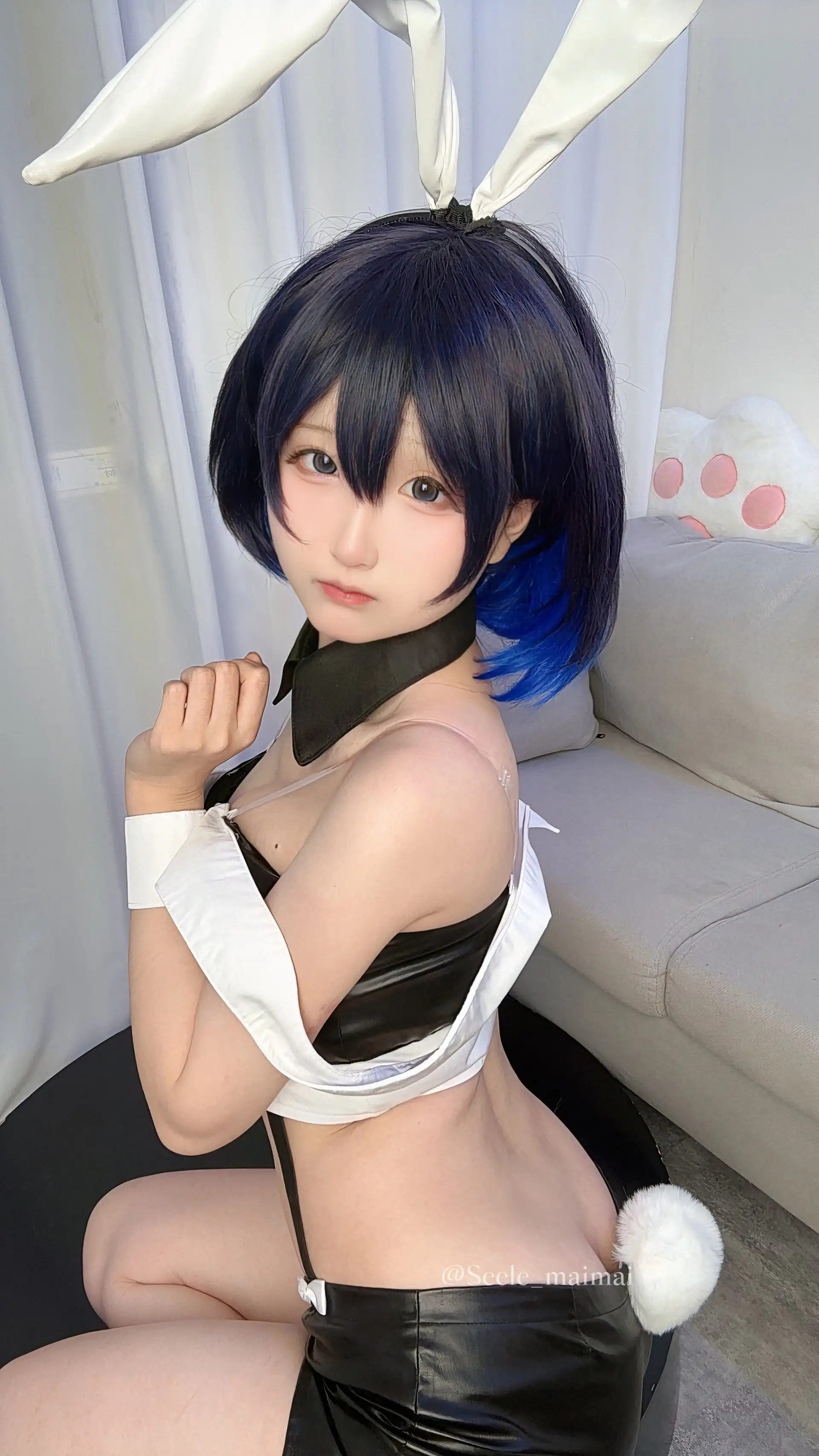 Seele麦麦 NO.025 崩坏3 兔女郎希儿[83P 148M] - 第5张
