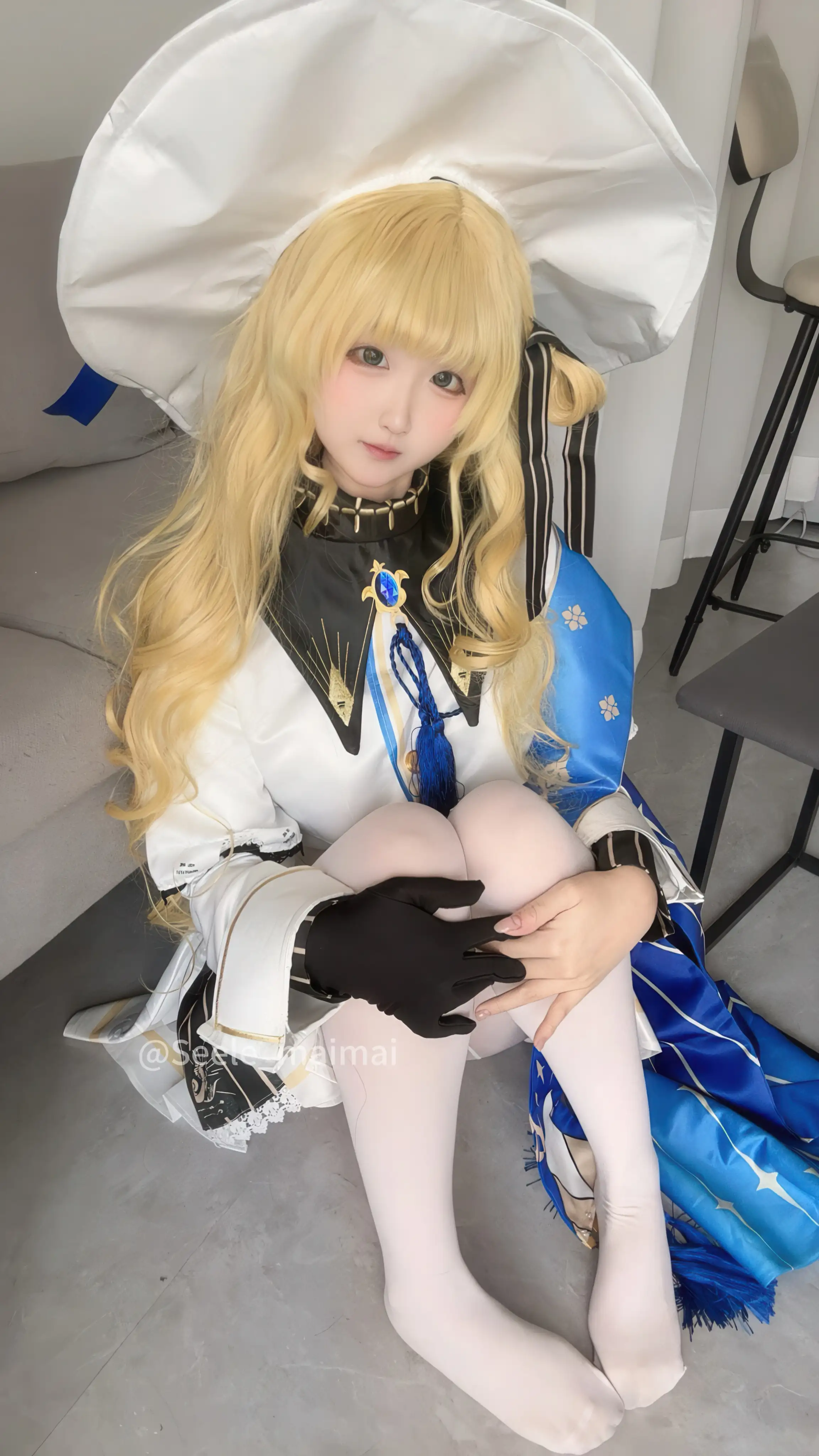Seele麦麦 NO.027 鸣潮 菲比&卡提希娅·蓝色花海物语 [96P 320M] - 第6张