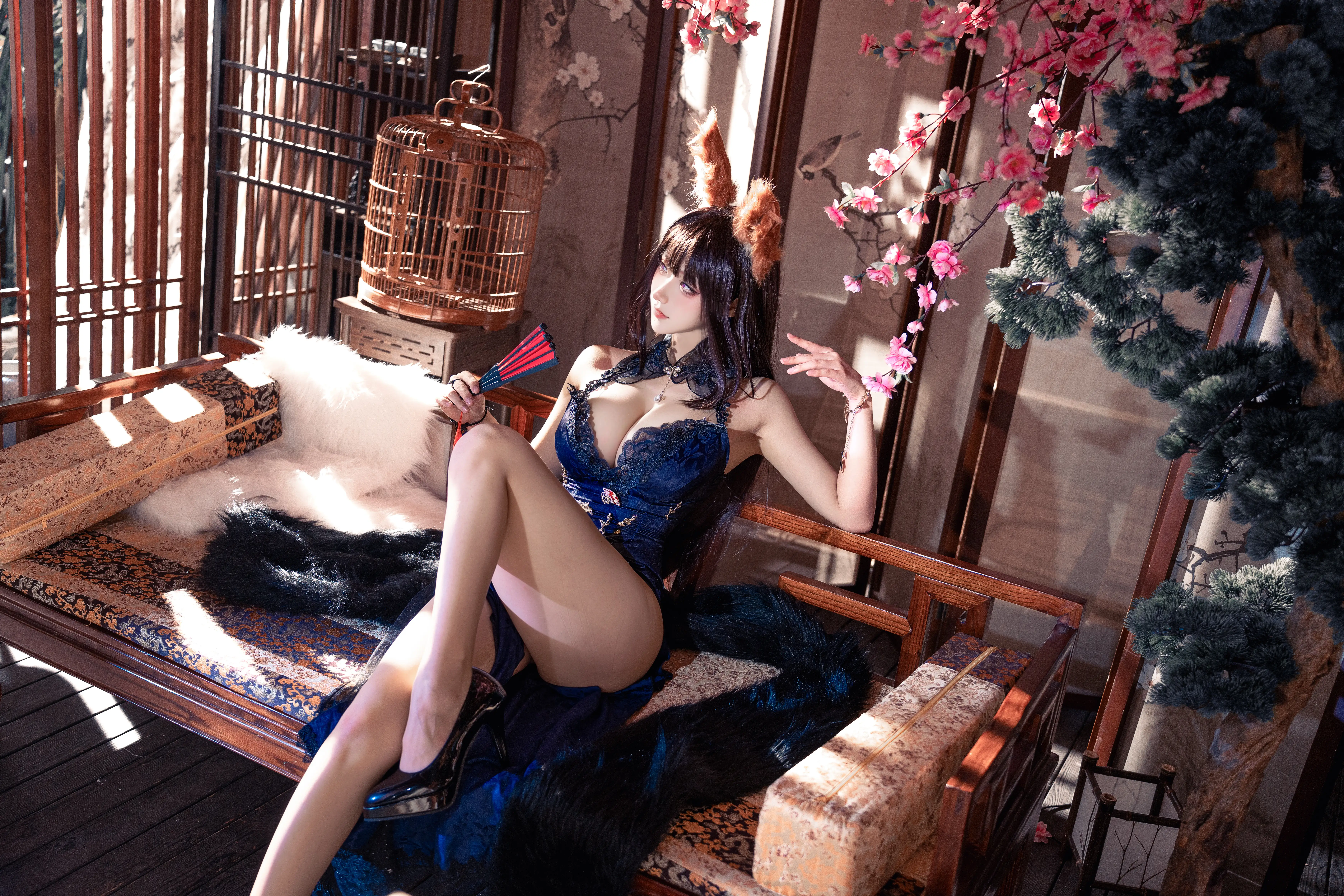 Seya-狮砸 NO.004 天城旗袍 [12P-213MB] - 第2张
