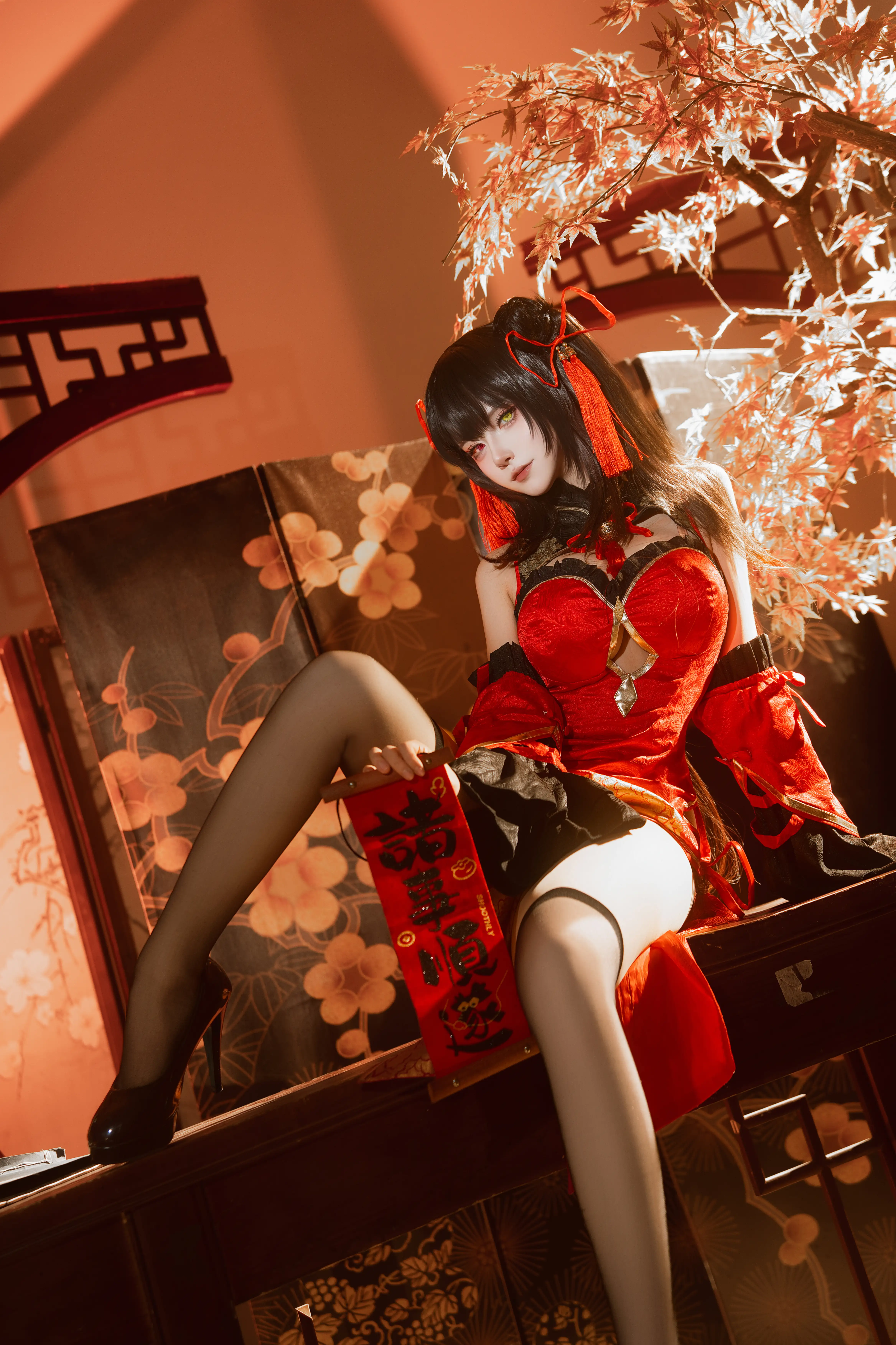 Seya-狮砸 NO.021 25年01月限定 狂三旗袍1[12P 142M] - 第7张