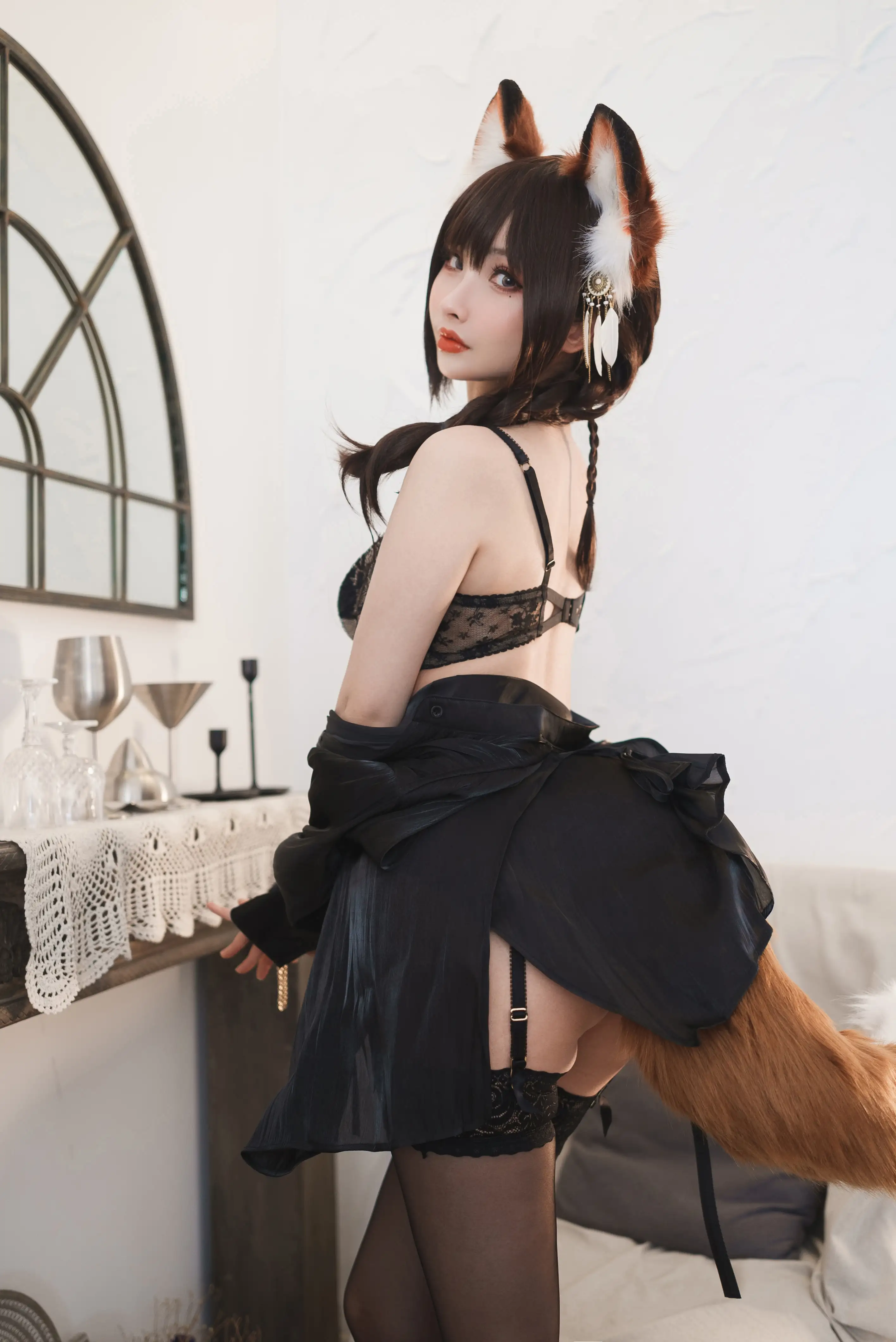 rioko凉凉子 NO.069 人形狐 [35P8V-775MB] - 第2张