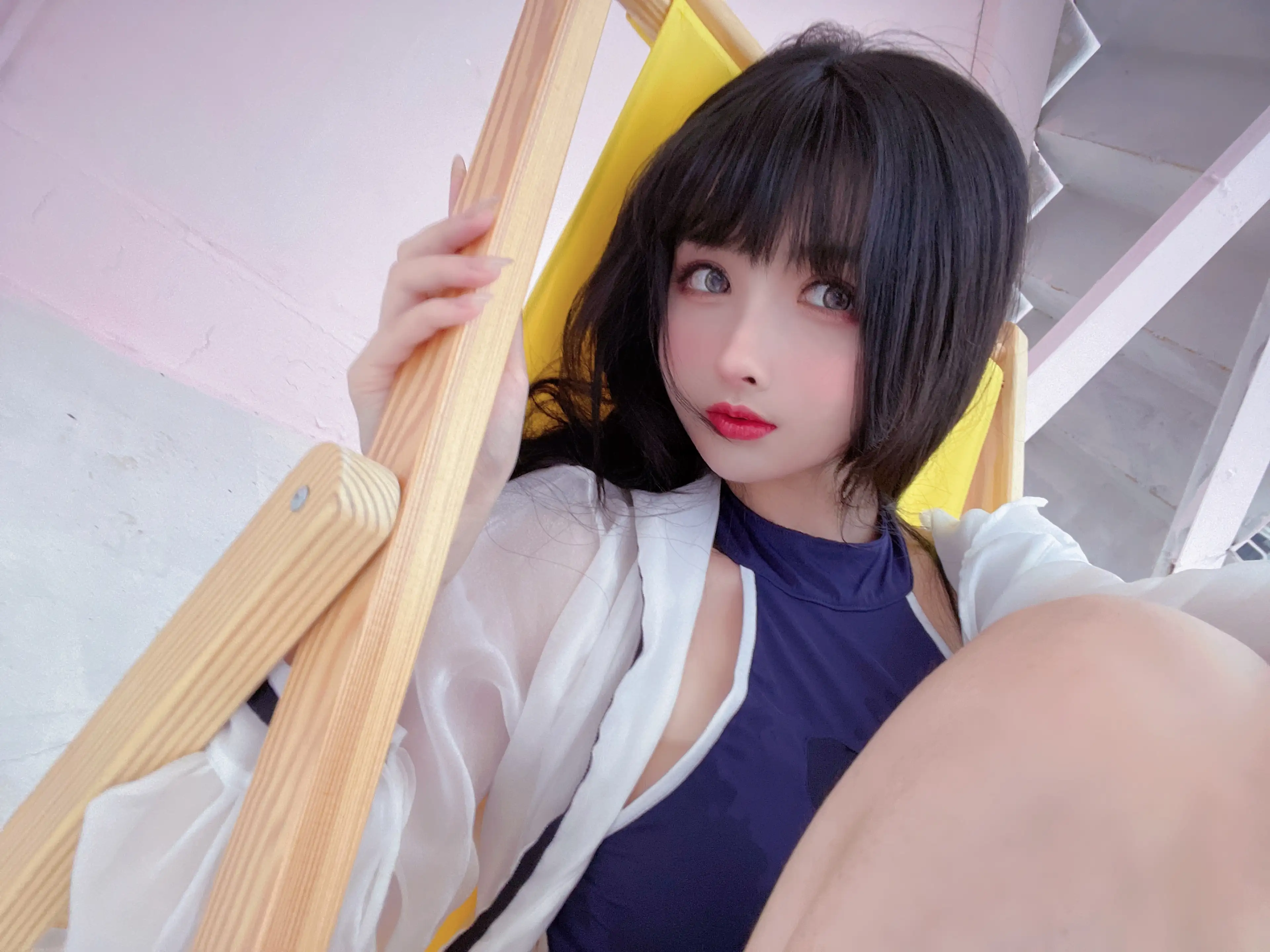 rioko凉凉子 NO.072 天台竞泳 [50P1V-247MB] - 第1张