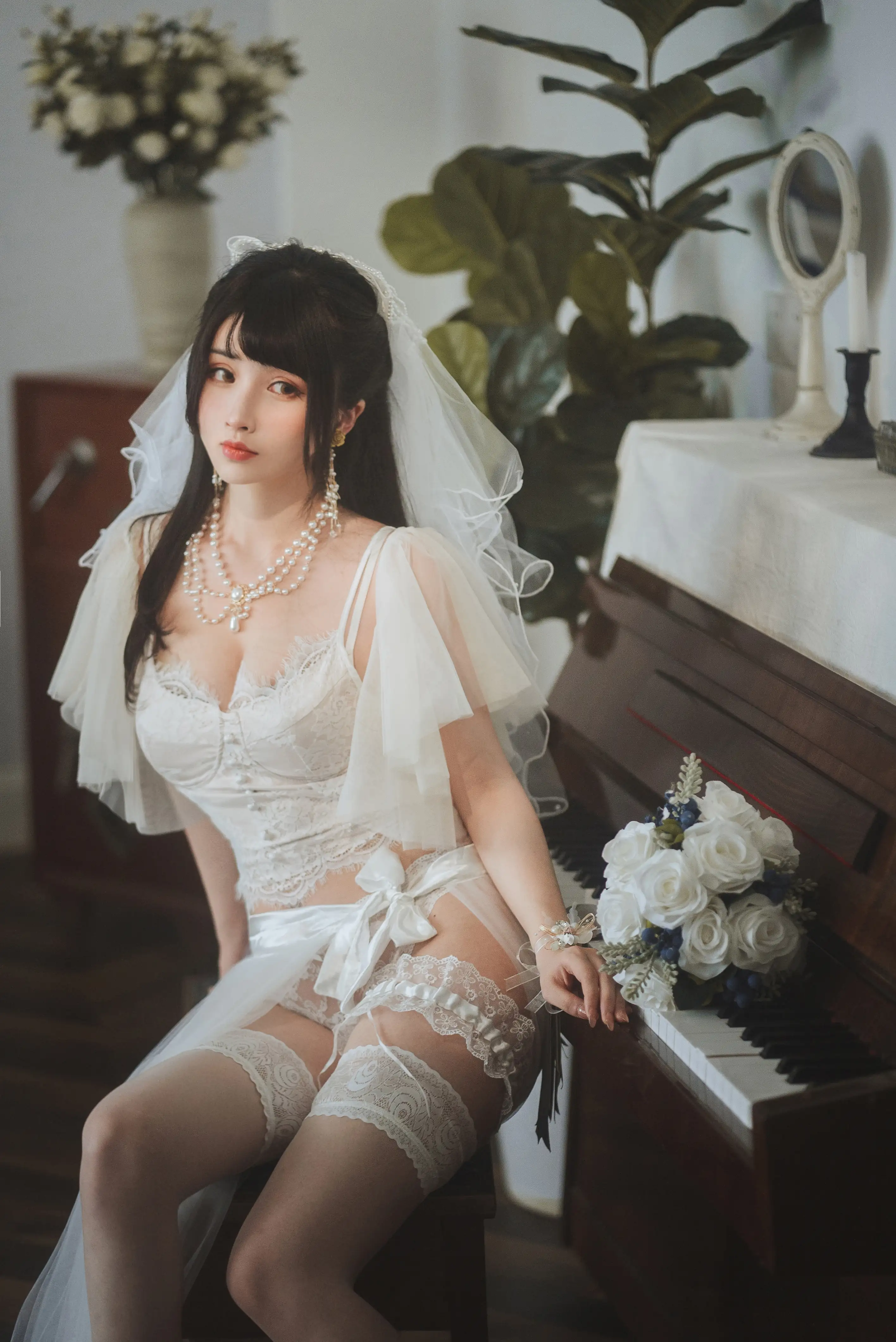 rioko凉凉子 NO.073 透明婚纱 [39P-204MB] - 第3张