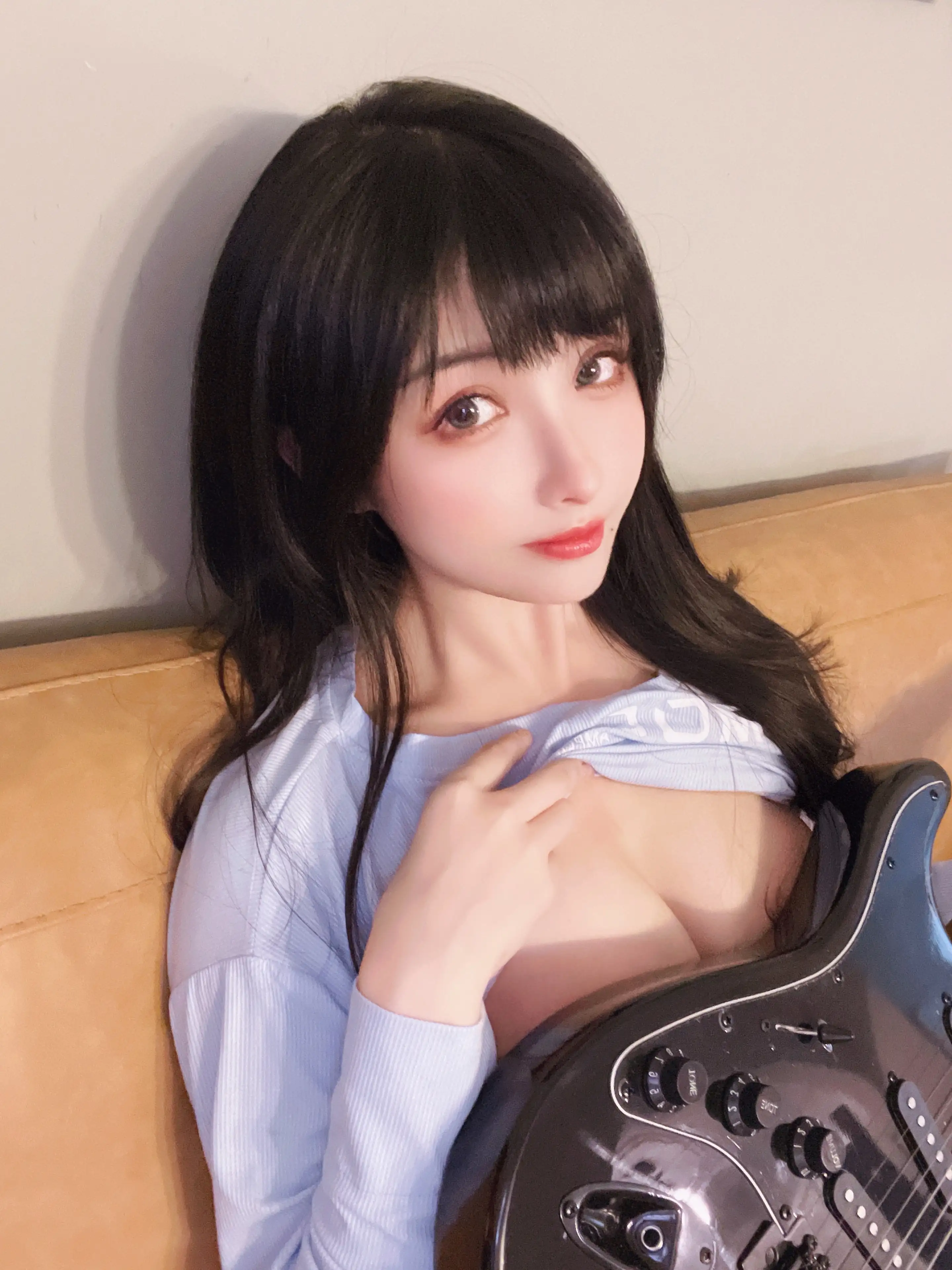 rioko凉凉子 NO.074 吉他妹妹系带裙 [45P1V-1.25GB] - 第13张