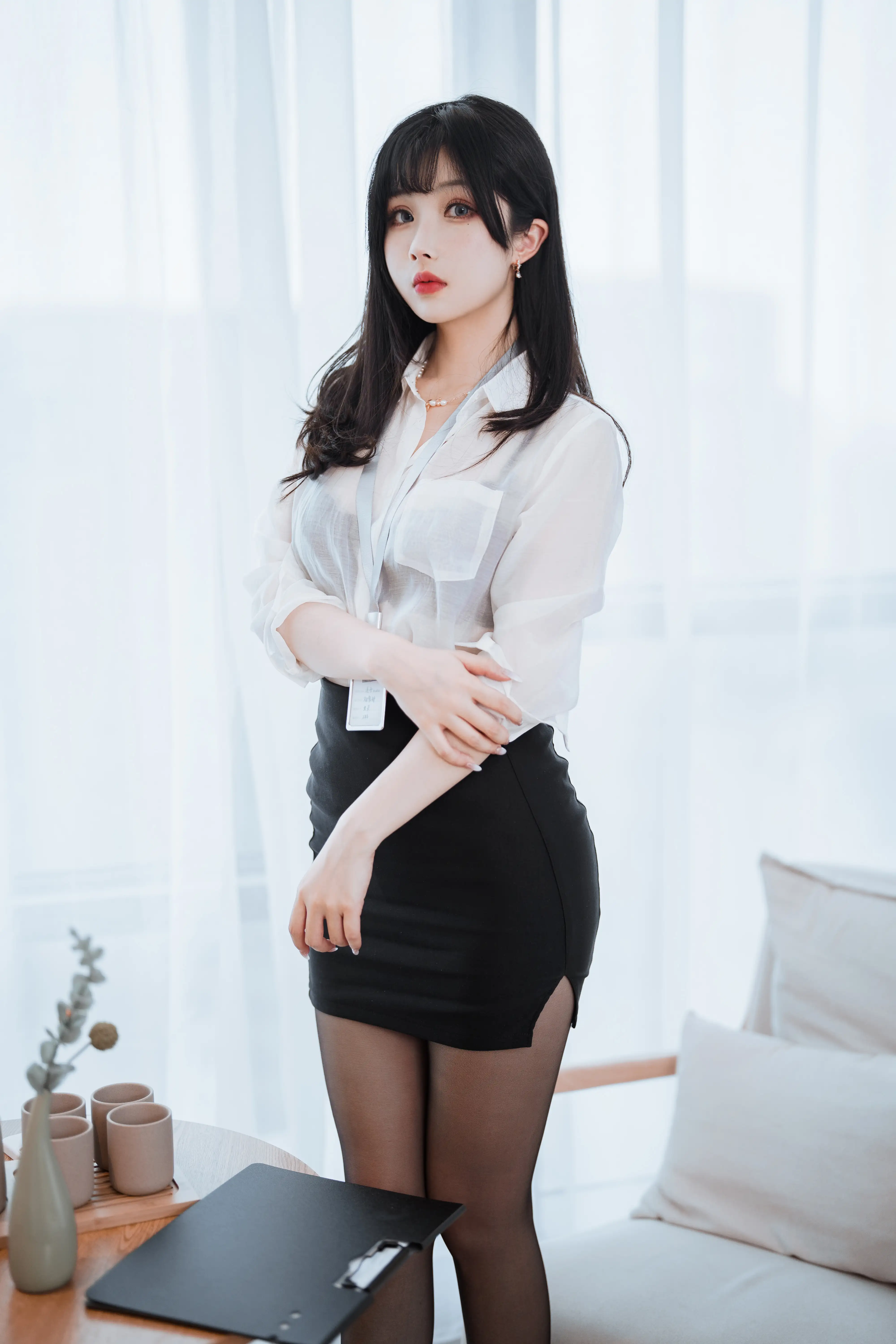 rioko凉凉子 NO.093 &面饼仙儿《黑丝ol制服双人》 [102P11V-1.45GB] - 第2张